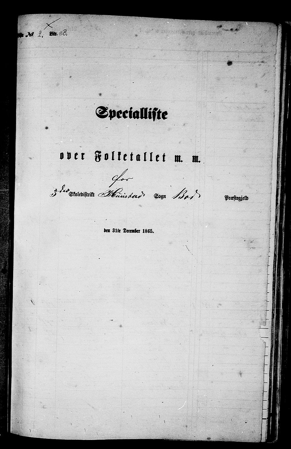 RA, 1865 census for Bud, 1865, p. 46