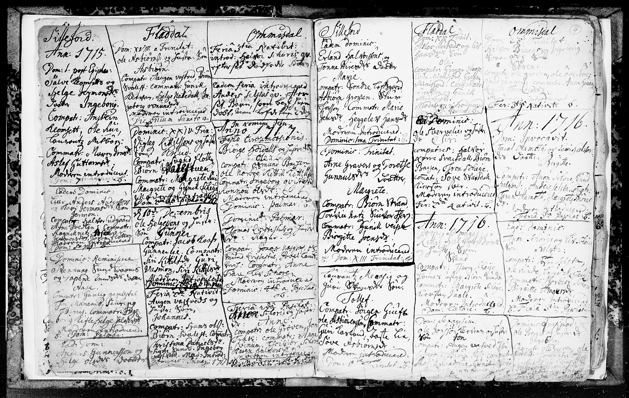 Seljord kirkebøker, SAKO/A-20/F/Fa/L0003: Parish register (official) no. I 3, 1714-1725, p. 4