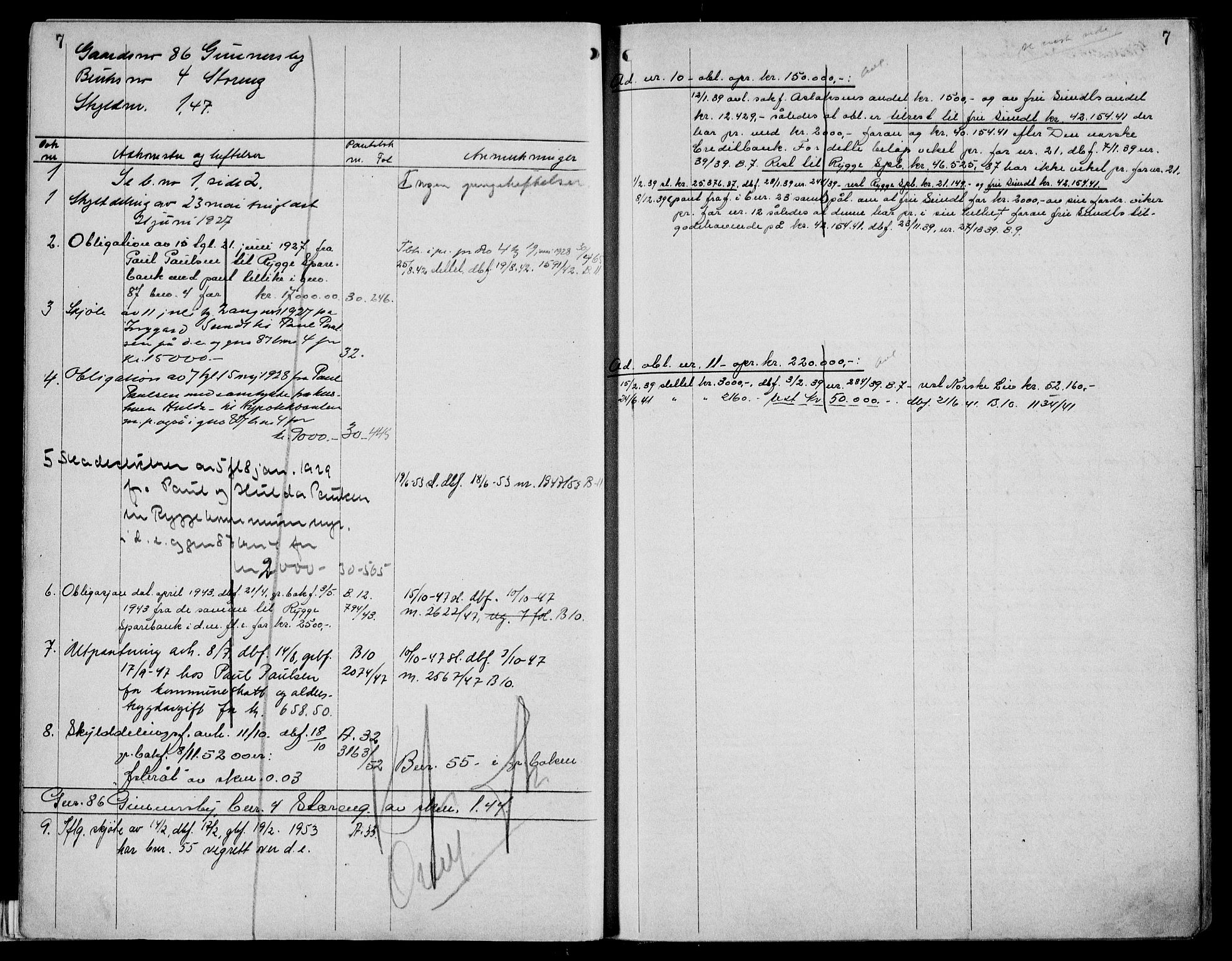 Moss sorenskriveri, SAO/A-10168: Mortgage register no. VIII 7, 1767-1960, p. 7