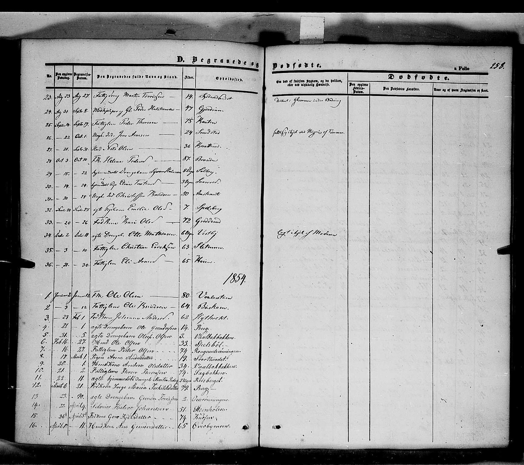 Våler prestekontor, Hedmark, AV/SAH-PREST-040/H/Ha/Haa/L0001: Parish register (official) no. 1, 1849-1878, p. 258