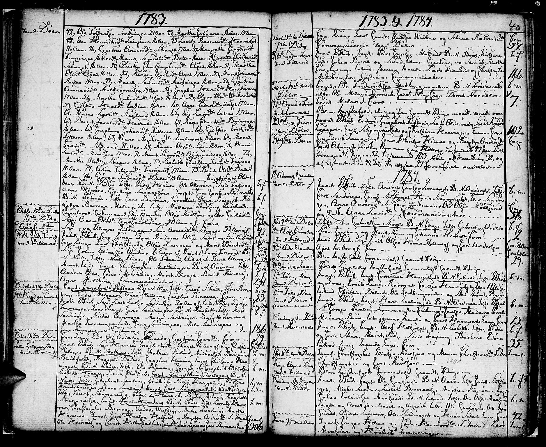 Ministerialprotokoller, klokkerbøker og fødselsregistre - Sør-Trøndelag, SAT/A-1456/634/L0526: Parish register (official) no. 634A02, 1775-1818, p. 40