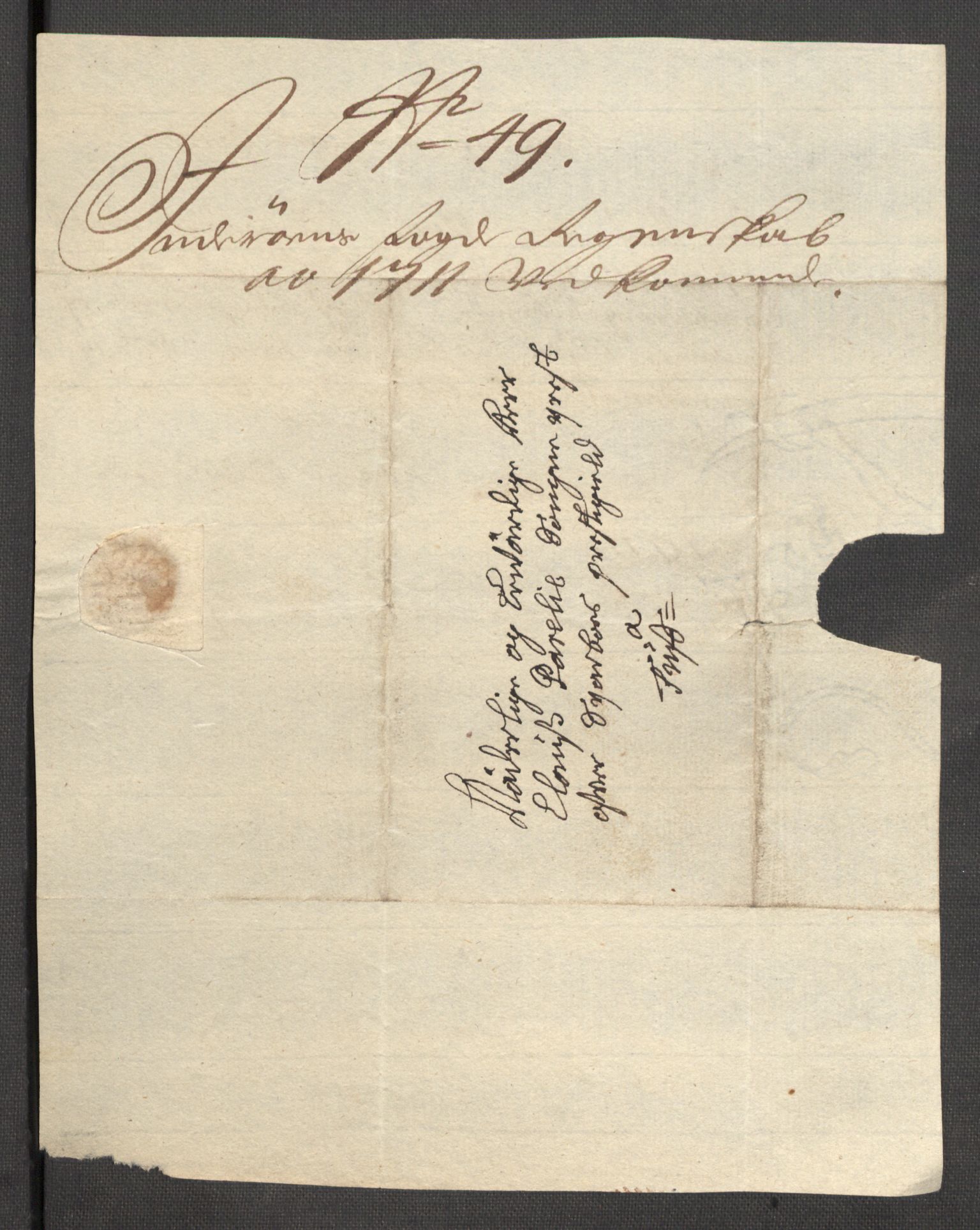Rentekammeret inntil 1814, Reviderte regnskaper, Fogderegnskap, RA/EA-4092/R63/L4319: Fogderegnskap Inderøy, 1711, p. 183