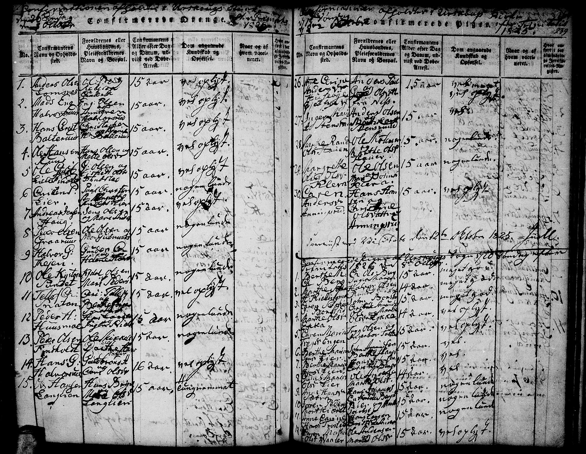 Aurskog prestekontor Kirkebøker, SAO/A-10304a/F/Fa/L0005: Parish register (official) no. I 5, 1814-1829, p. 339