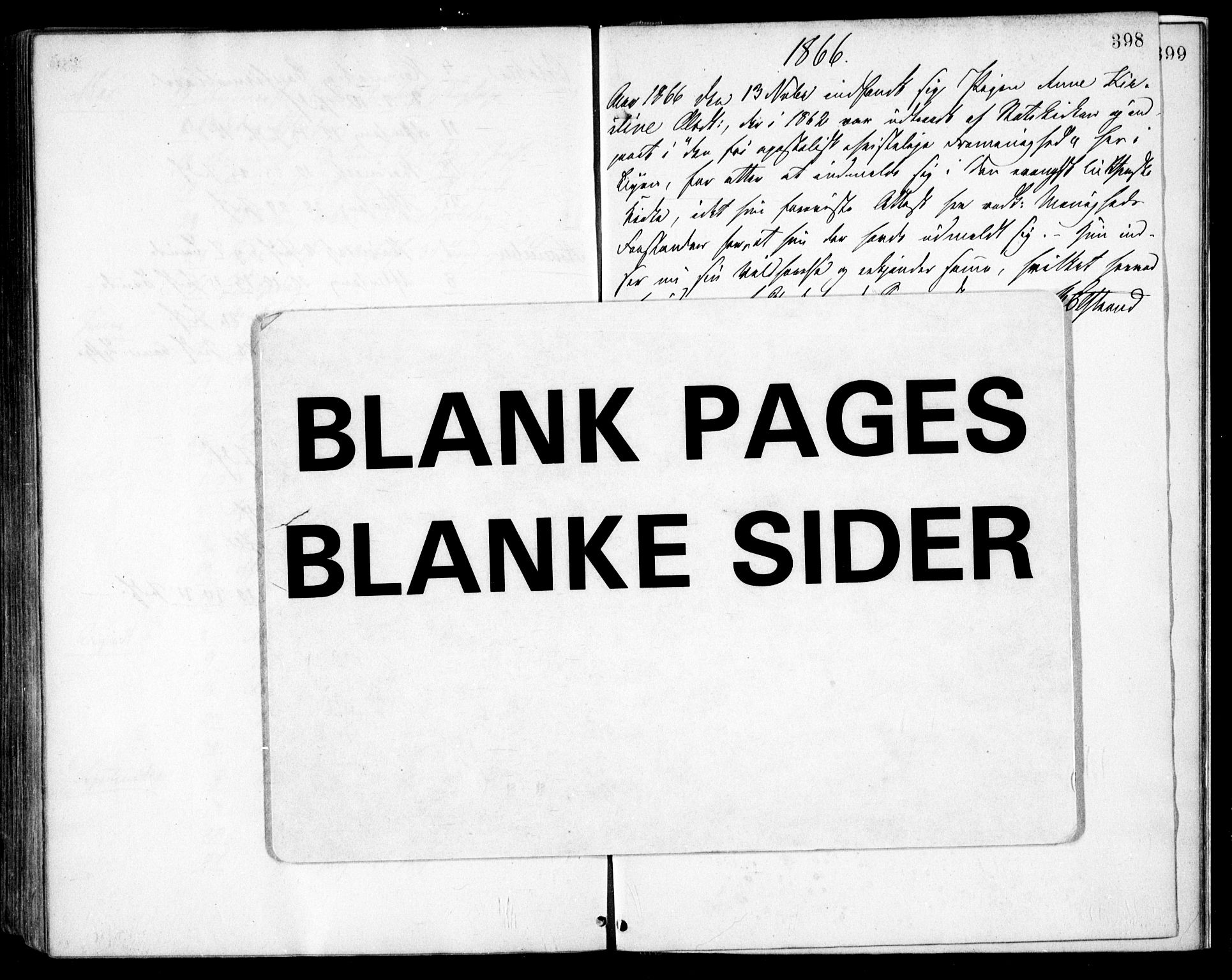 Grønland prestekontor Kirkebøker, AV/SAO-A-10848/F/Fa/L0003: Parish register (official) no. 3, 1862-1868, p. 398