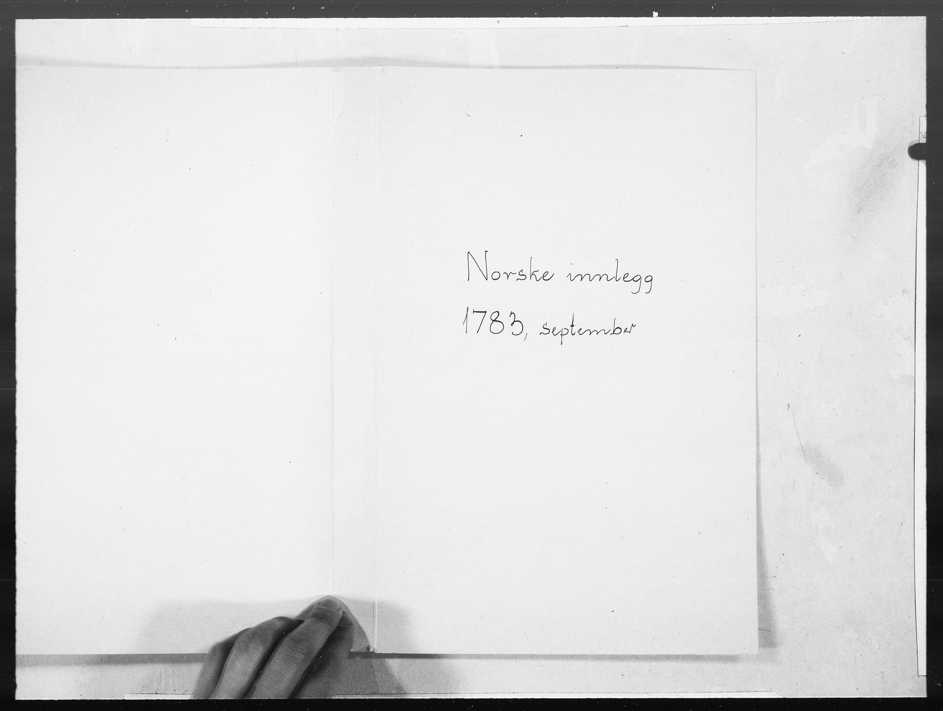 Danske Kanselli 1572-1799, AV/RA-EA-3023/F/Fc/Fcc/Fcca/L0247: Norske innlegg 1572-1799, 1783, p. 285