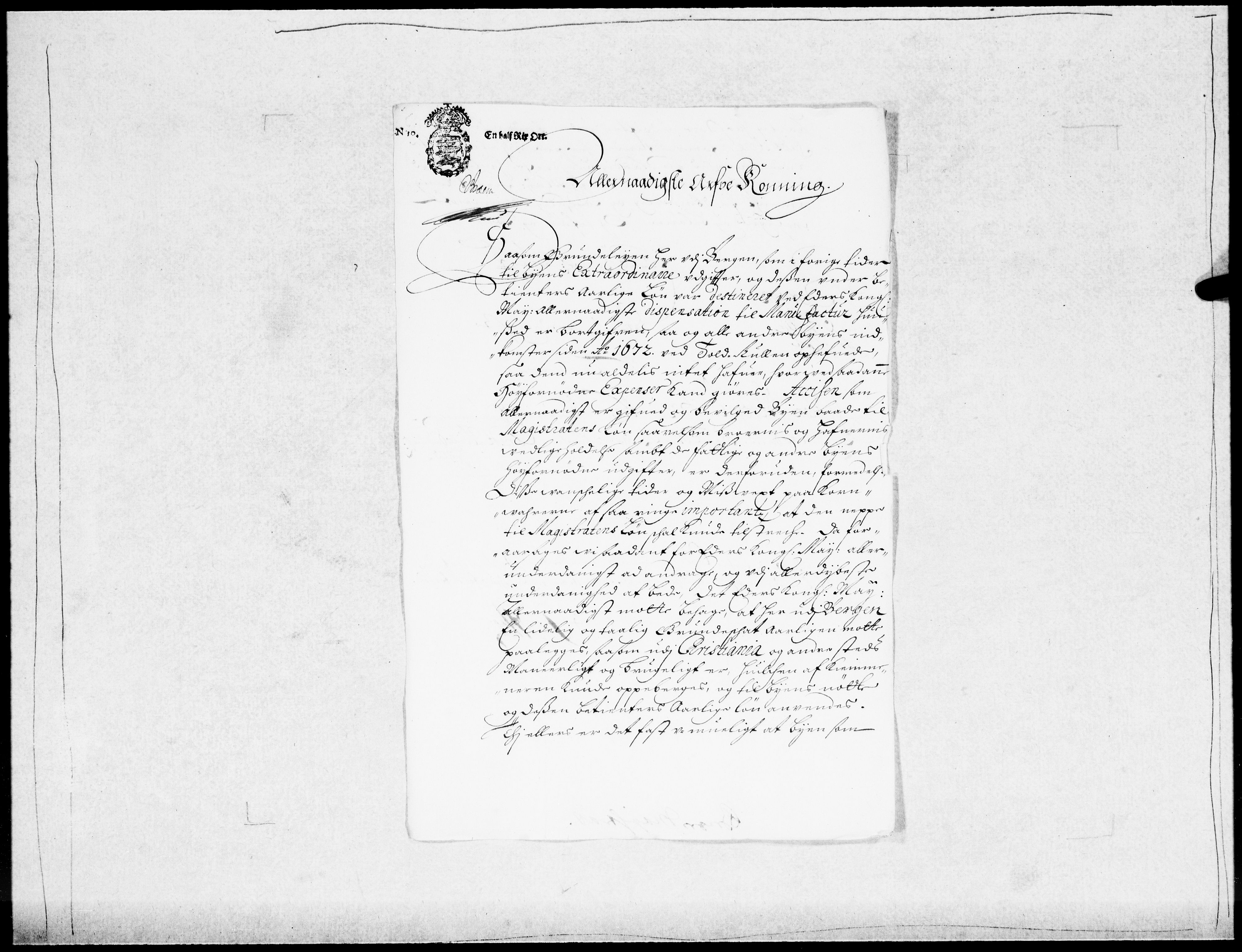 Danske Kanselli 1572-1799, AV/RA-EA-3023/F/Fc/Fcc/Fcca/L0040: Norske innlegg 1572-1799, 1686-1687, p. 160