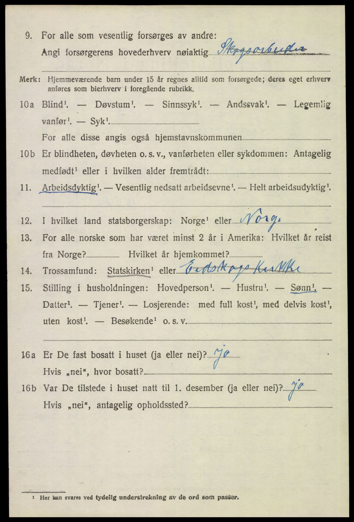 SAH, 1920 census for Eidskog, 1920, p. 11710