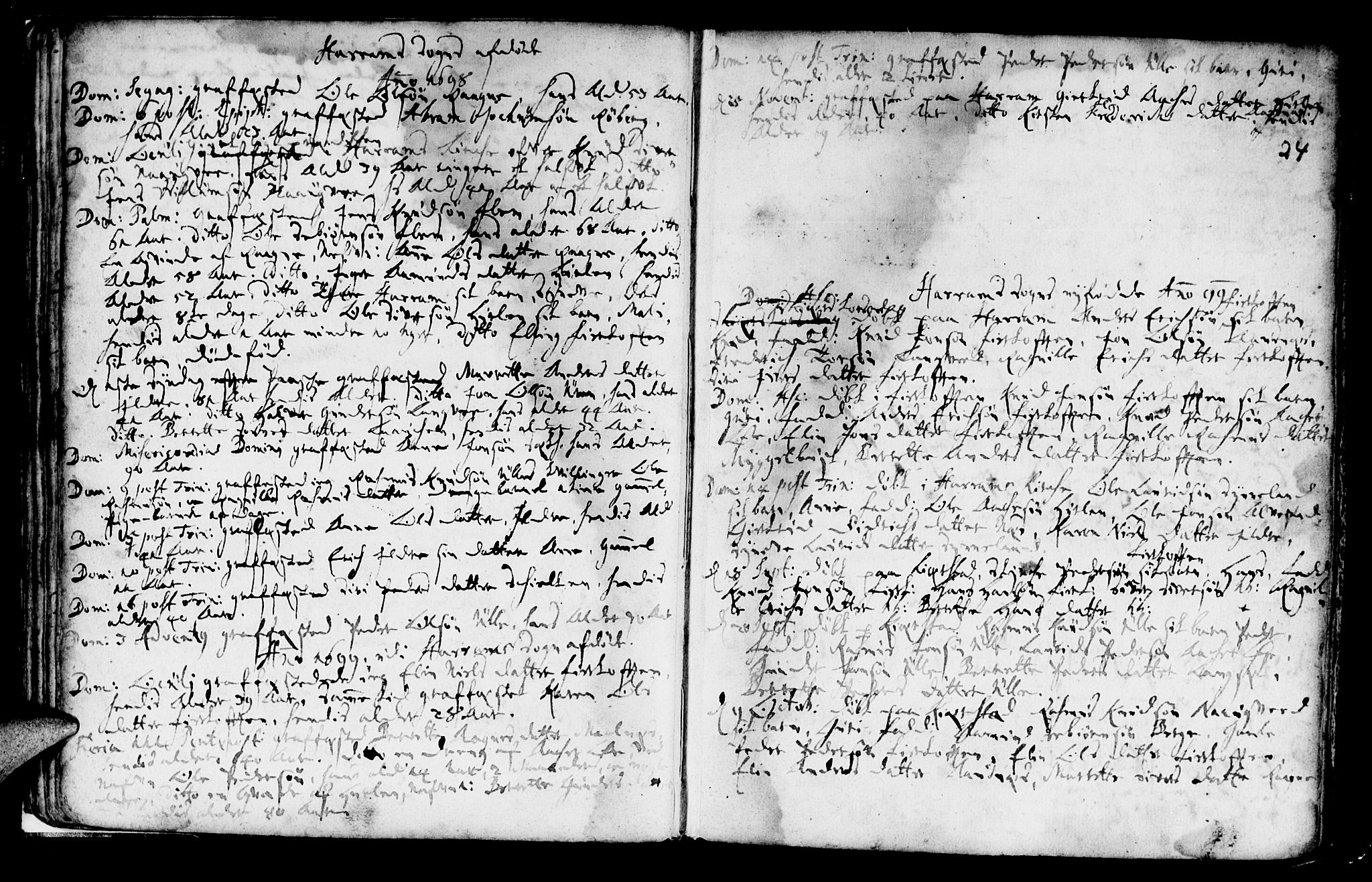 Ministerialprotokoller, klokkerbøker og fødselsregistre - Møre og Romsdal, AV/SAT-A-1454/536/L0491: Parish register (official) no. 536A01 /1, 1689-1737, p. 24