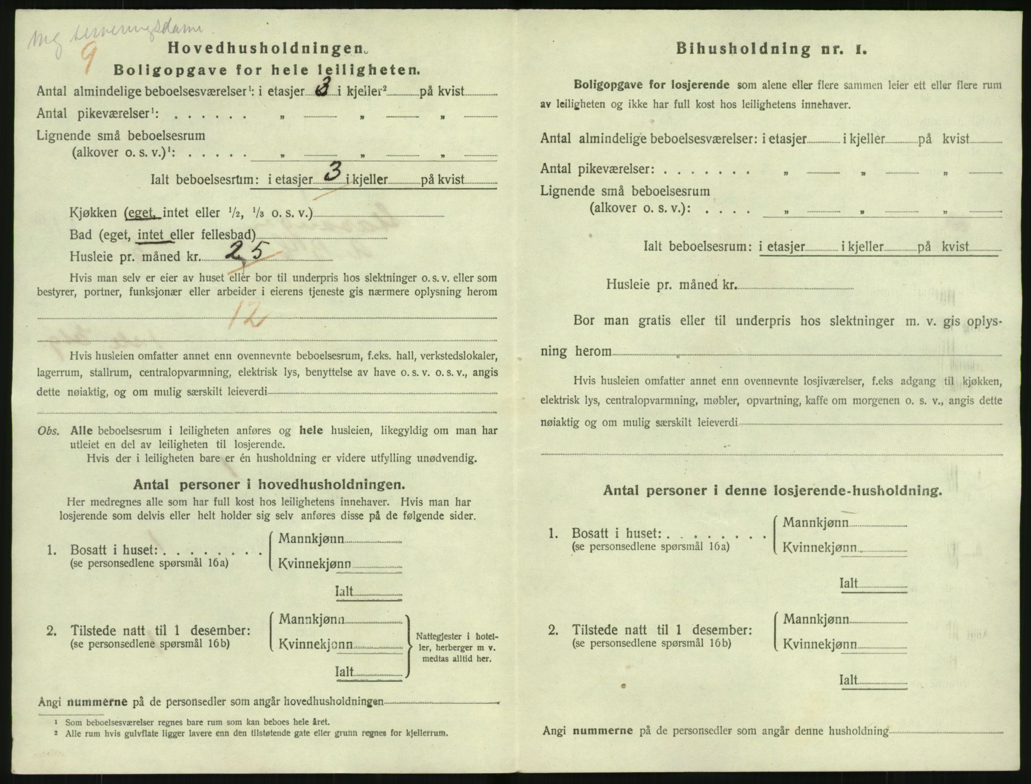 SAST, 1920 census for Stavanger, 1920, p. 175