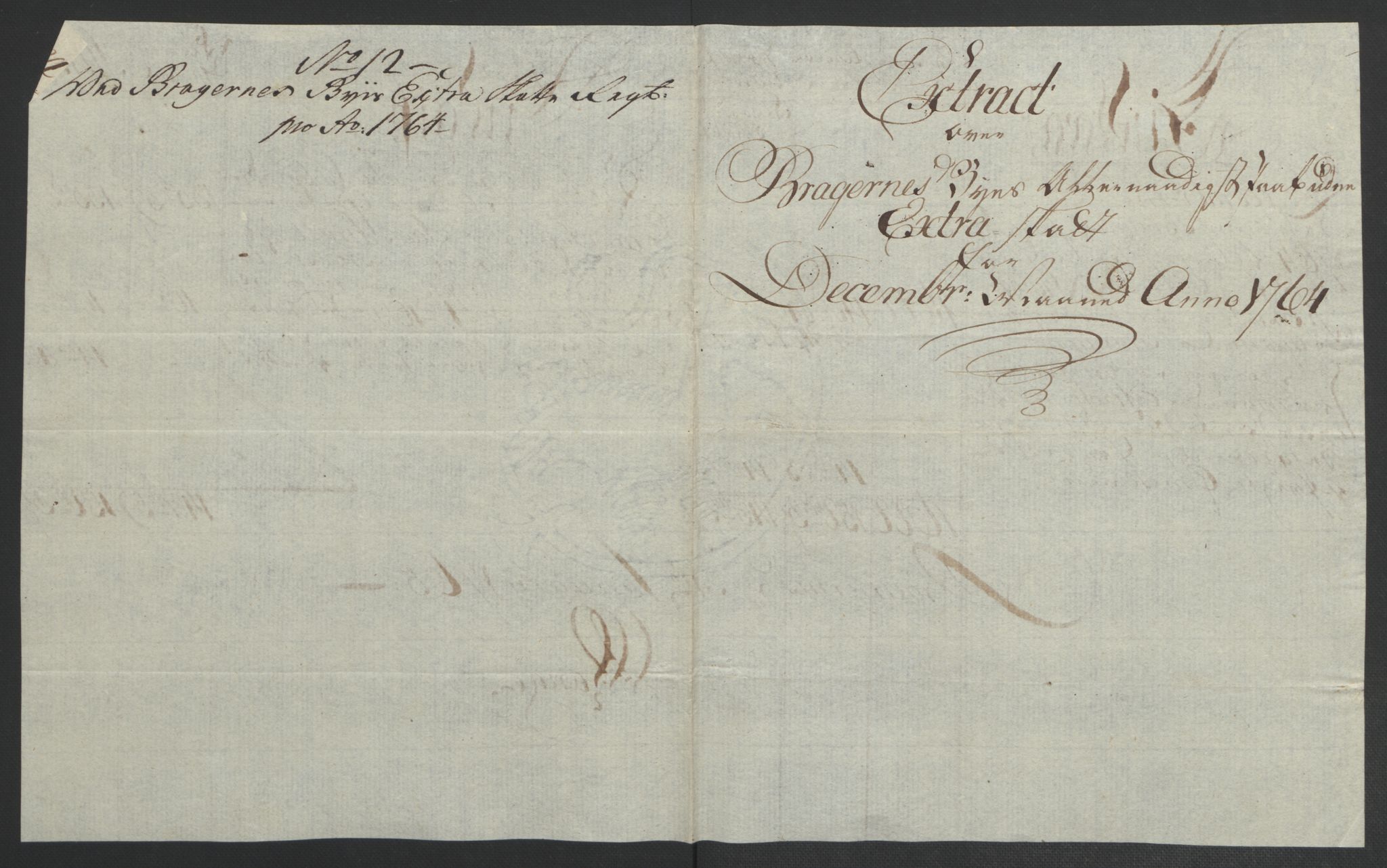 Rentekammeret inntil 1814, Reviderte regnskaper, Byregnskaper, AV/RA-EA-4066/R/Rf/L0119/0001: [F2] Kontribusjonsregnskap / Ekstraskatt, 1762-1767, p. 235