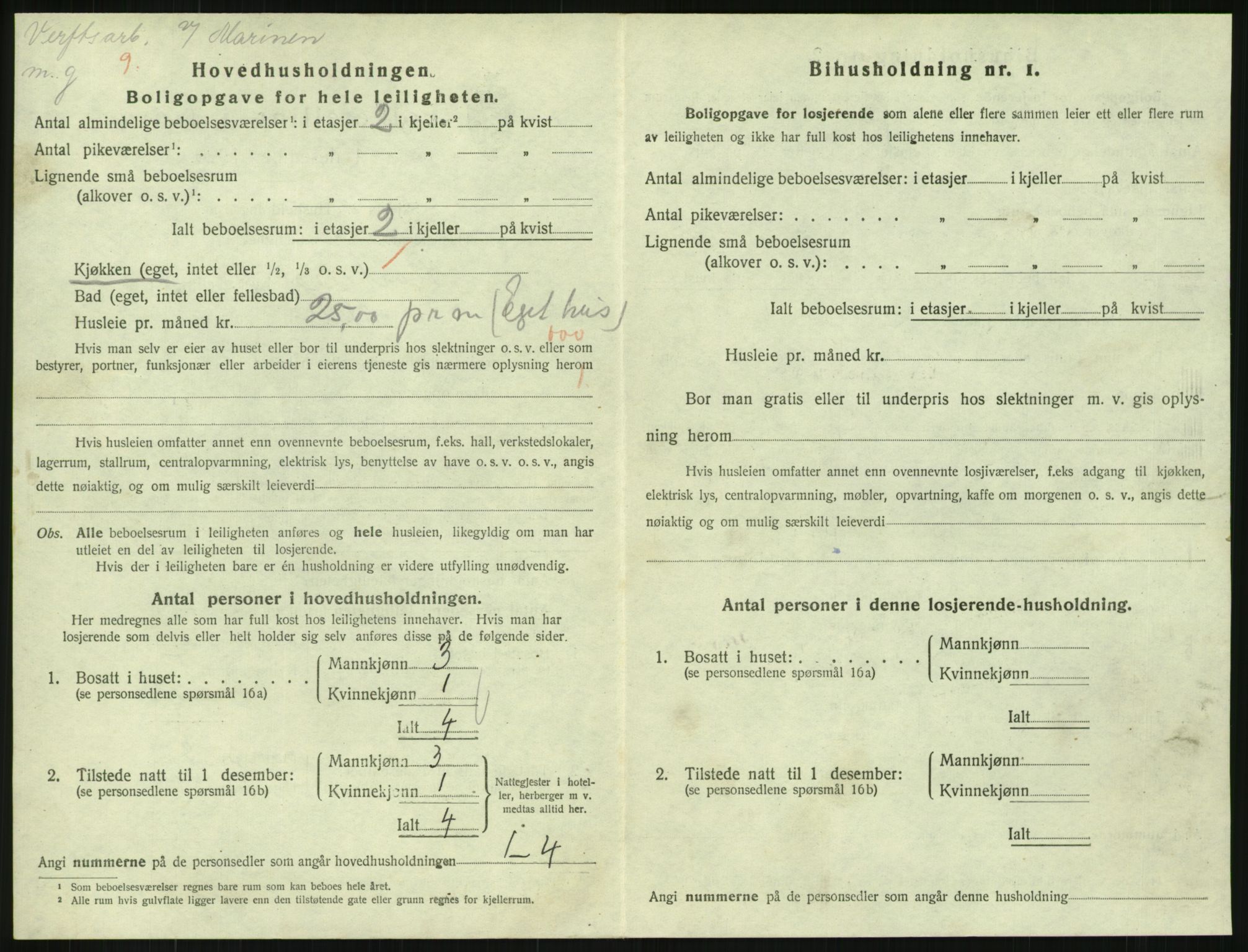 SAKO, 1920 census for Horten, 1920, p. 6262