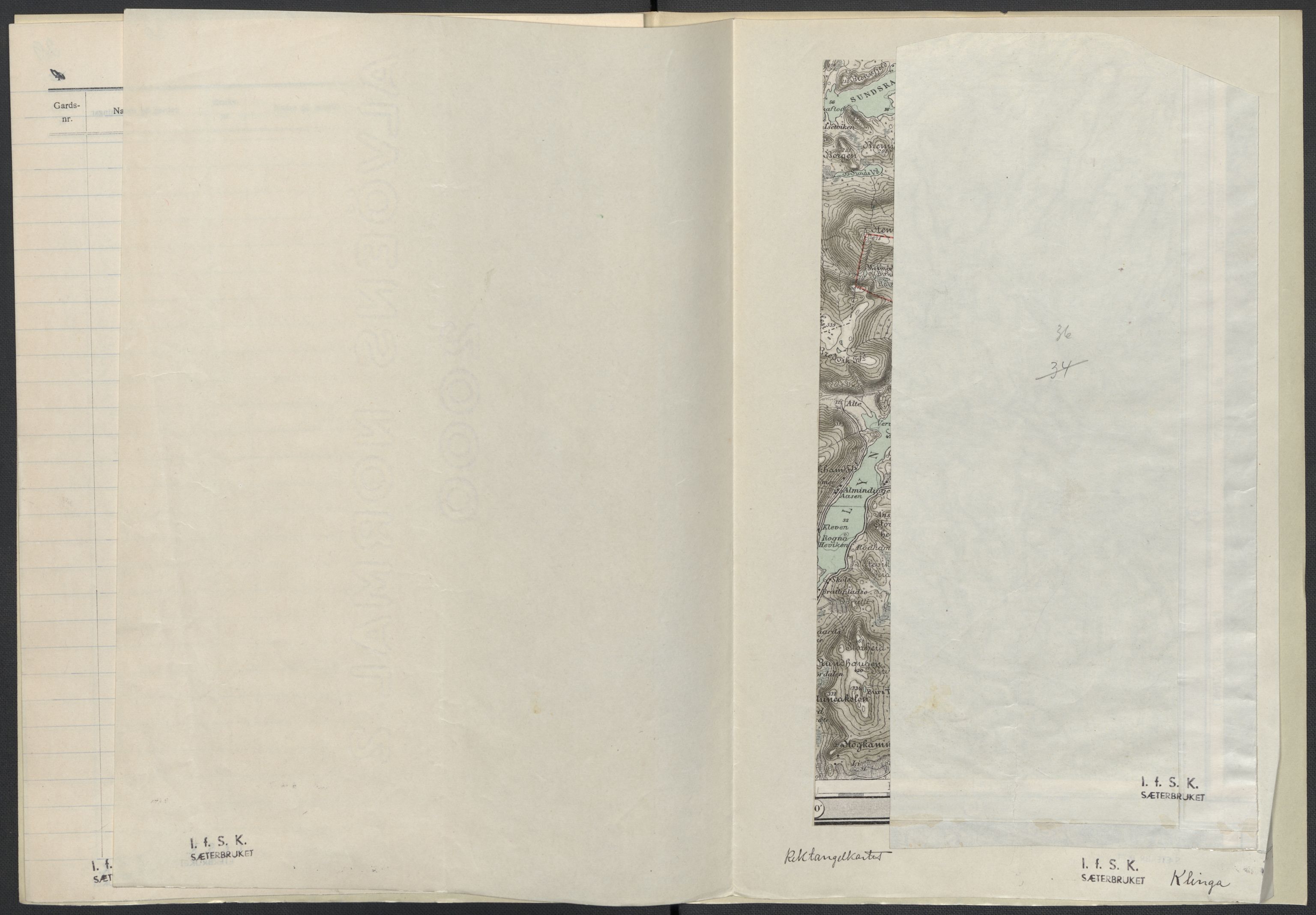 Instituttet for sammenlignende kulturforskning, AV/RA-PA-0424/F/Fc/L0015/0003: Eske B15: / Nord-Trøndelag (perm XLIV-XLV), 1933-1939