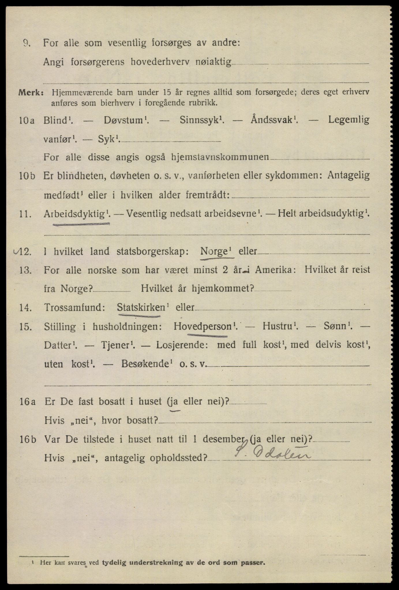 SAO, 1920 census for Kristiania, 1920, p. 156342