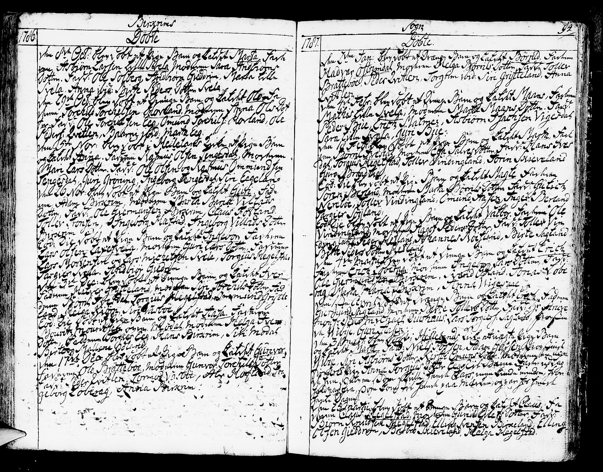 Helleland sokneprestkontor, AV/SAST-A-101810: Parish register (official) no. A 2 /2, 1762-1791, p. 94