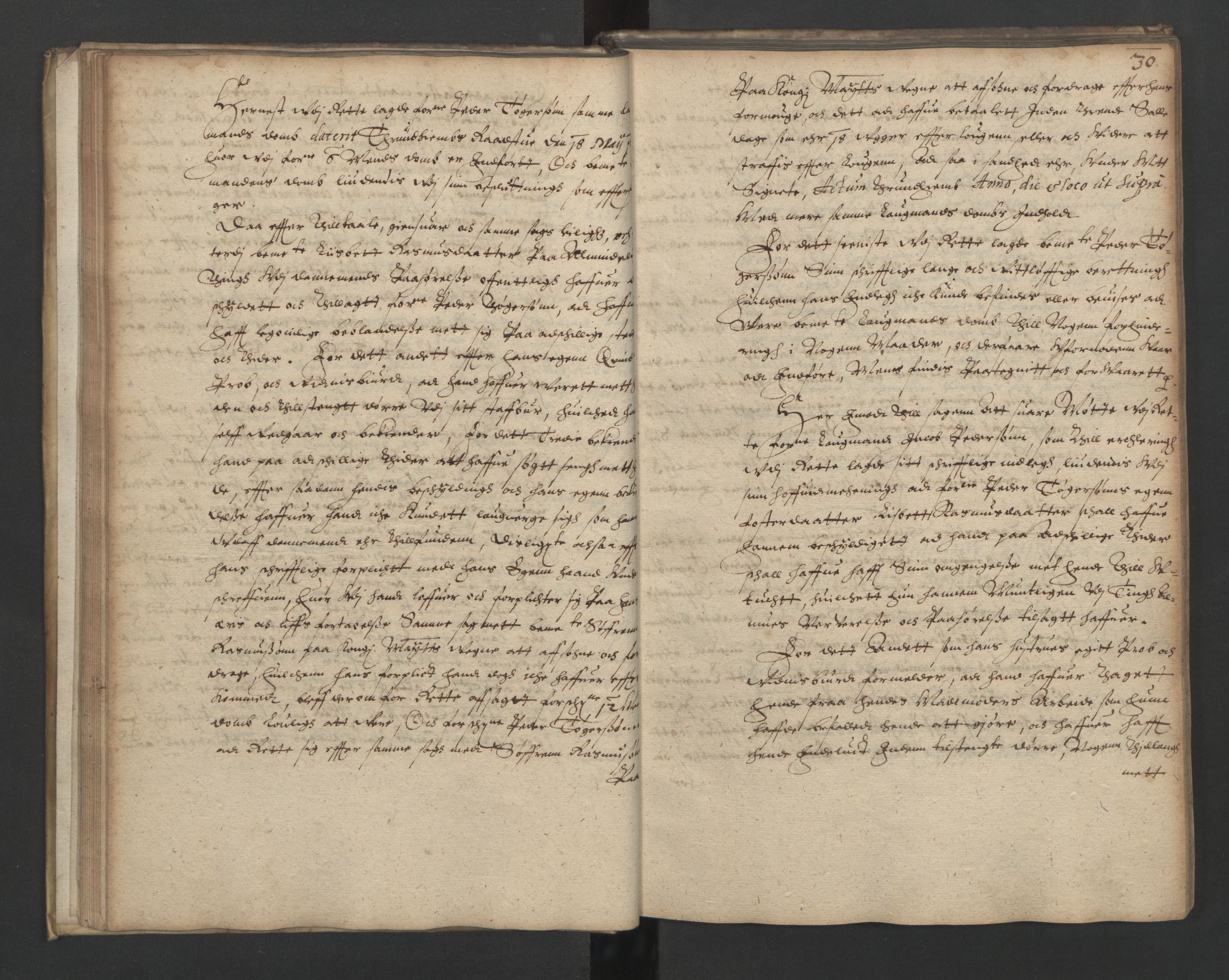 Herredagen 1539-1664  (Kongens Retterting), RA/EA-2882/A/L0012: Dombok, 1619, p. 29b-30a