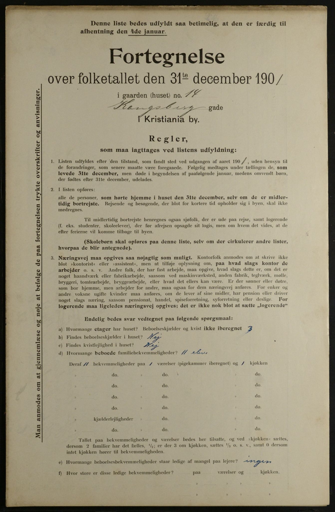 OBA, Municipal Census 1901 for Kristiania, 1901, p. 8187