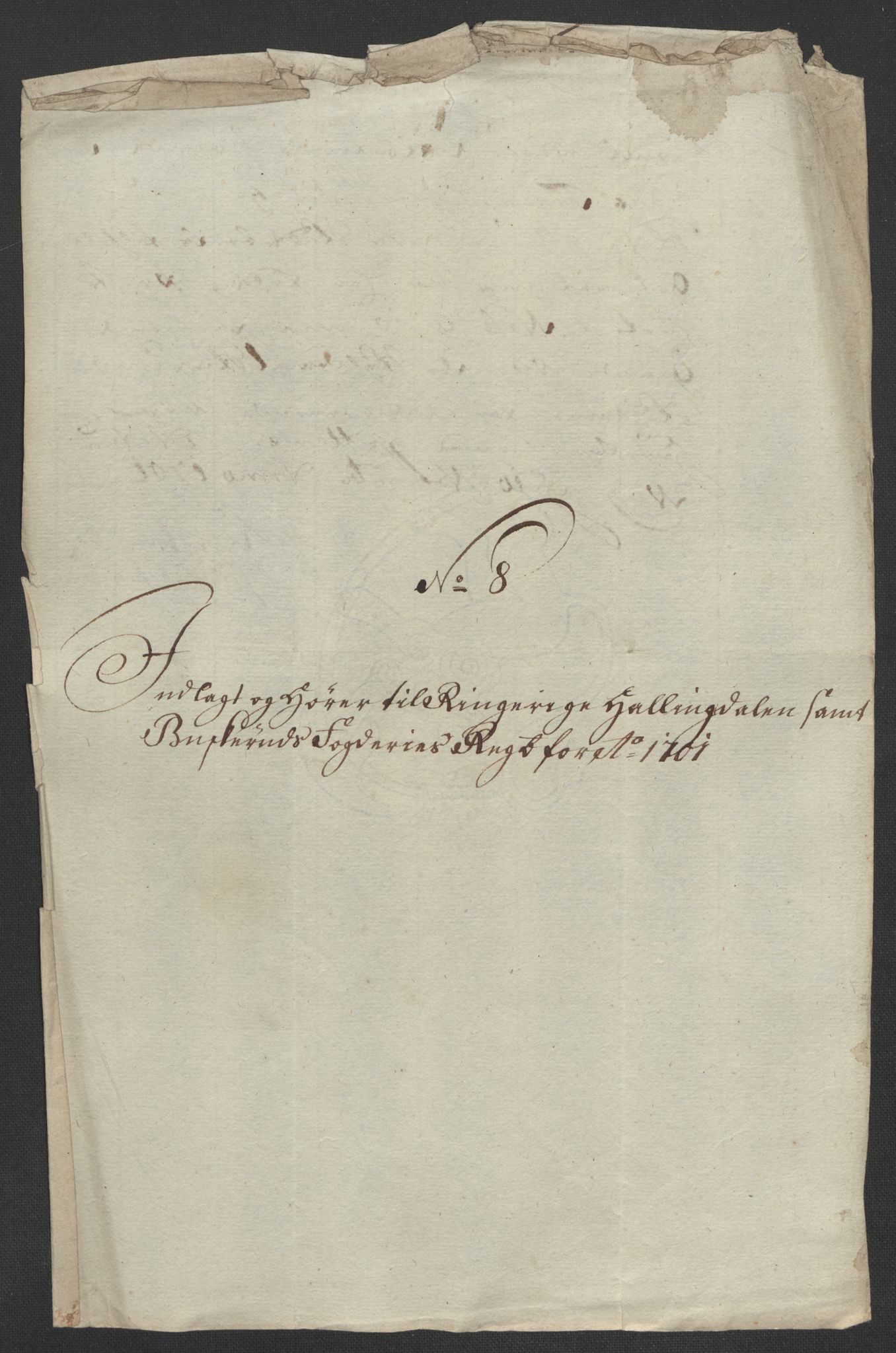 Rentekammeret inntil 1814, Reviderte regnskaper, Fogderegnskap, RA/EA-4092/R22/L1458: Fogderegnskap Ringerike, Hallingdal og Buskerud, 1701, p. 327