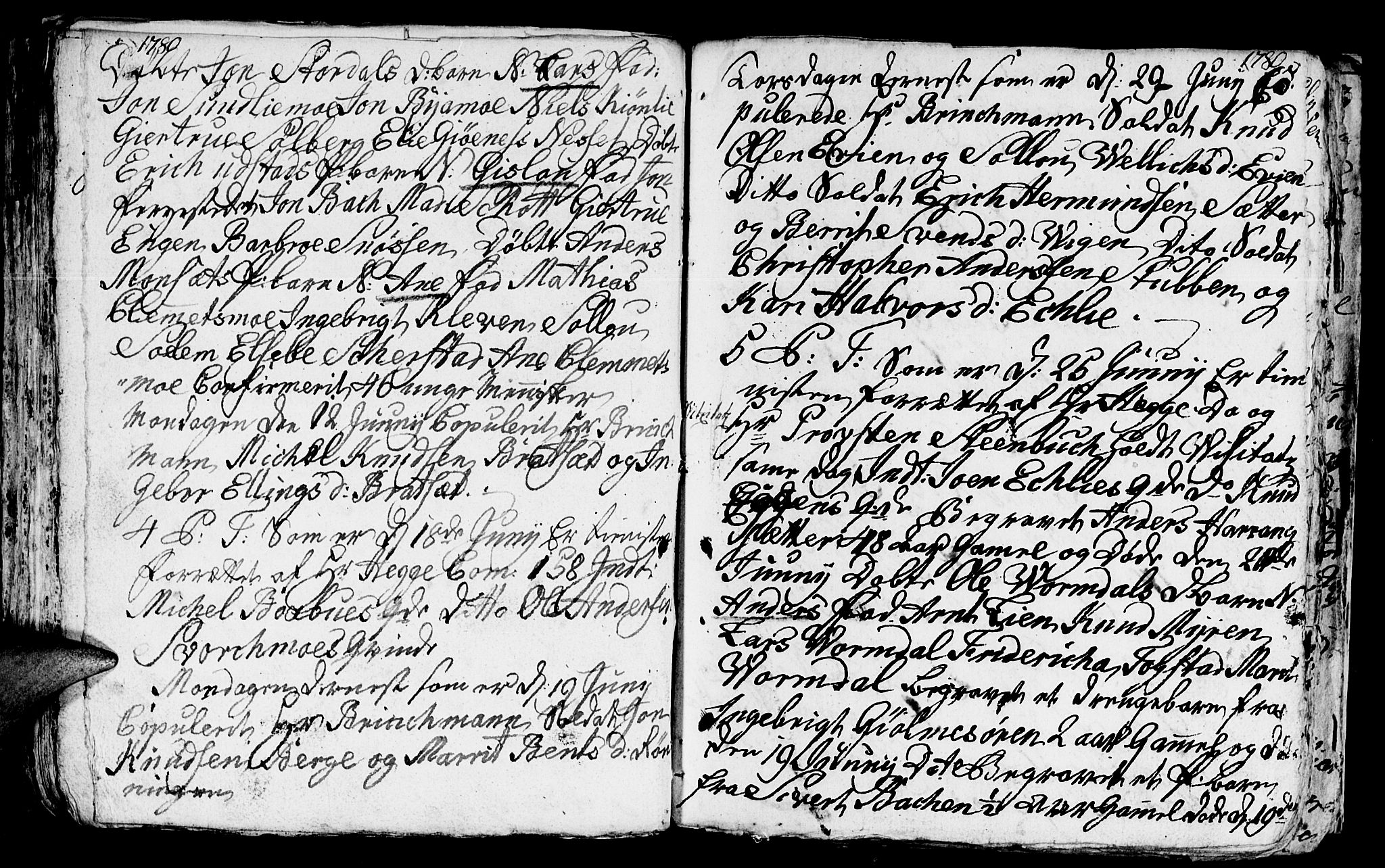 Ministerialprotokoller, klokkerbøker og fødselsregistre - Sør-Trøndelag, AV/SAT-A-1456/668/L0814: Parish register (copy) no. 668C03, 1766-1789