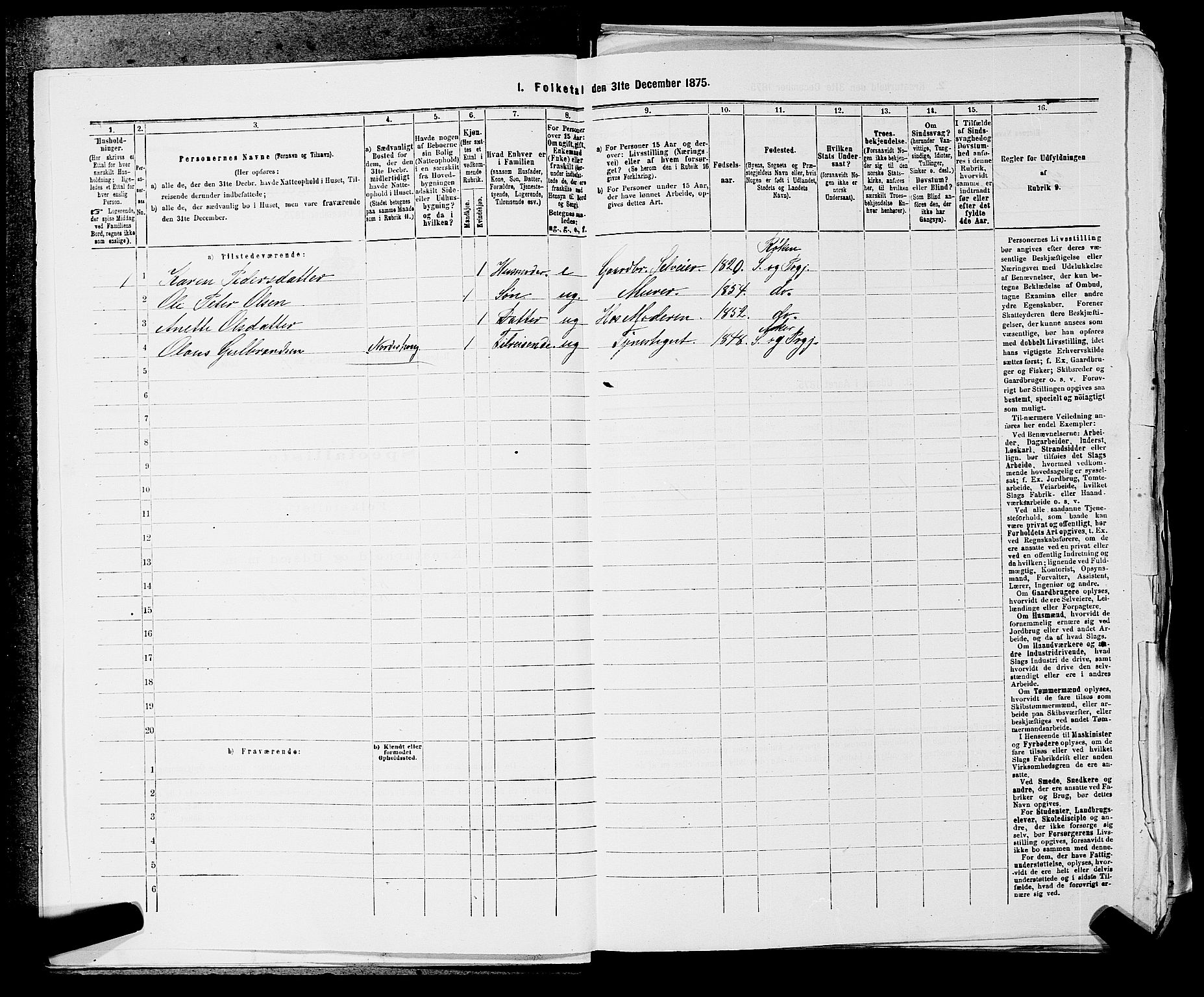 SAKO, 1875 census for 0627P Røyken, 1875, p. 456