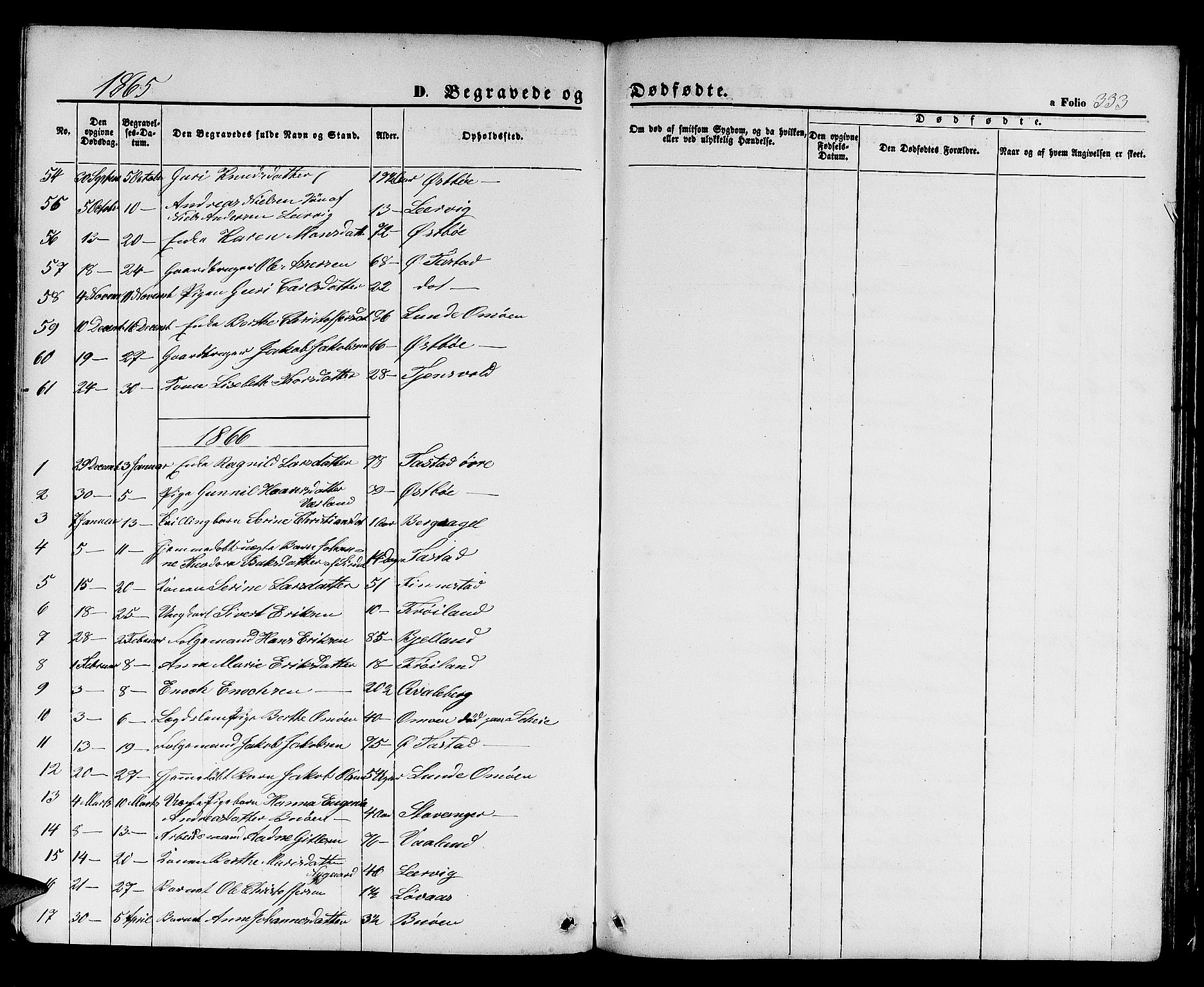 Hetland sokneprestkontor, SAST/A-101826/30/30BB/L0003: Parish register (copy) no. B 3, 1863-1877, p. 333