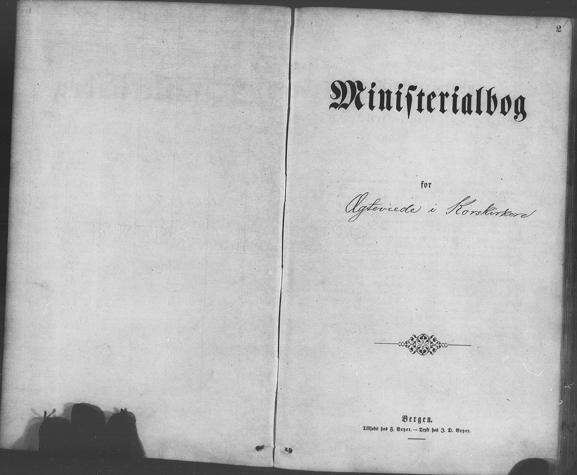 Korskirken sokneprestembete, SAB/A-76101/H/Haa/L0036: Parish register (official) no. D 3, 1867-1882, p. 2