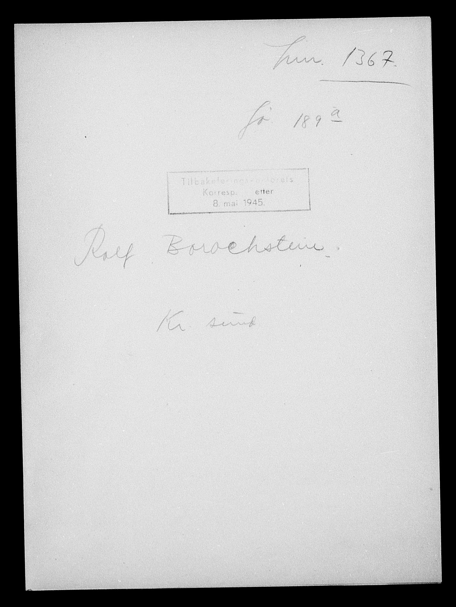 Justisdepartementet, Tilbakeføringskontoret for inndratte formuer, AV/RA-S-1564/H/Hc/Hcb/L0910: --, 1945-1947, p. 421