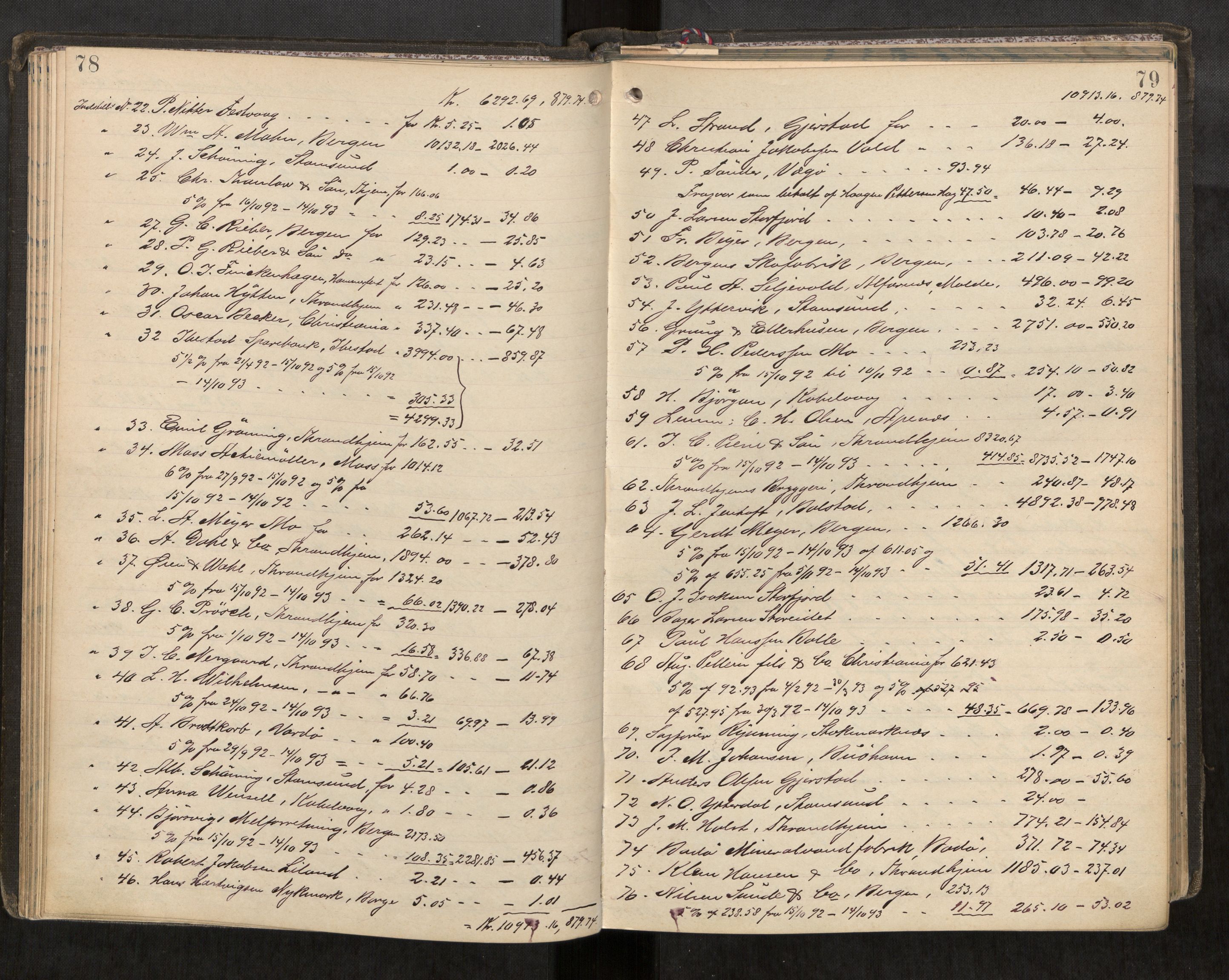 Lofoten sorenskriveri, AV/SAT-A-0017/1/3/3A/L0005: Skifteprotokoll, 1892-1897, p. 78-79