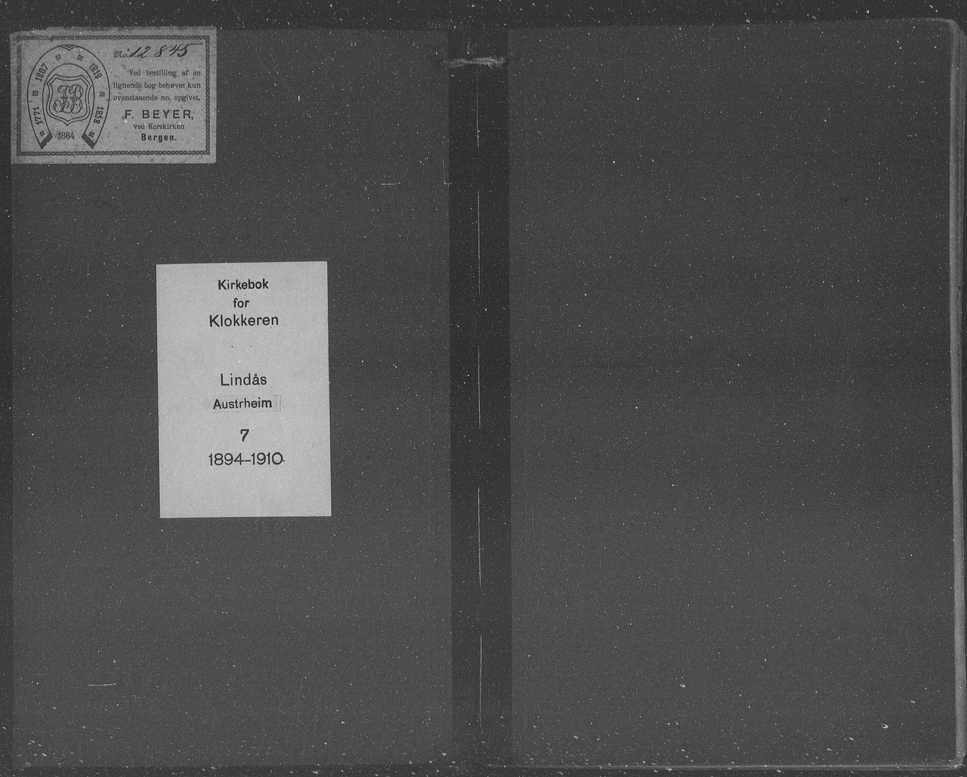 Lindås Sokneprestembete, AV/SAB-A-76701/H/Hab/Habc/L0004: Parish register (copy) no. C 4, 1894-1910