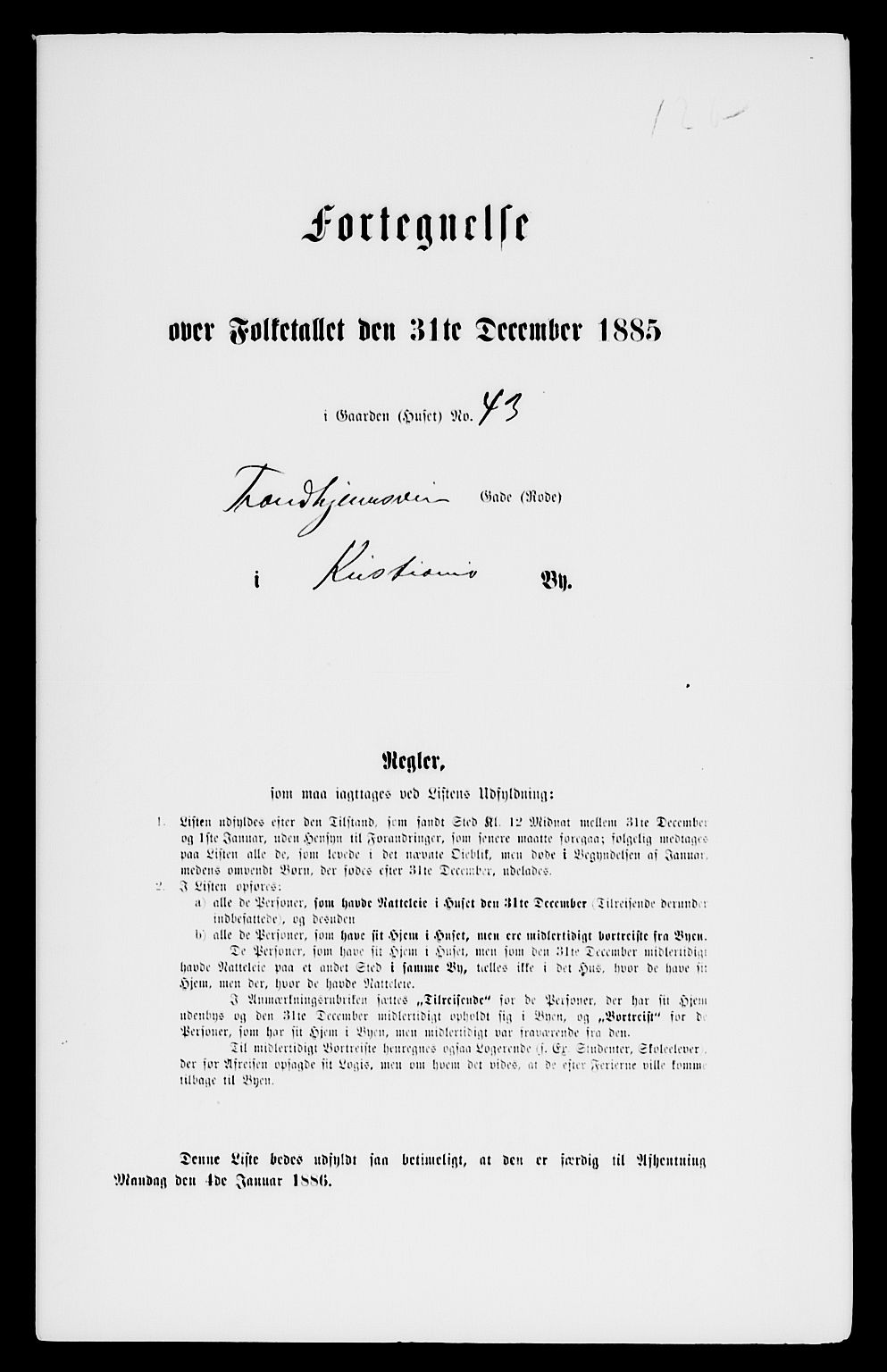 RA, 1885 census for 0301 Kristiania, 1885, p. 12303