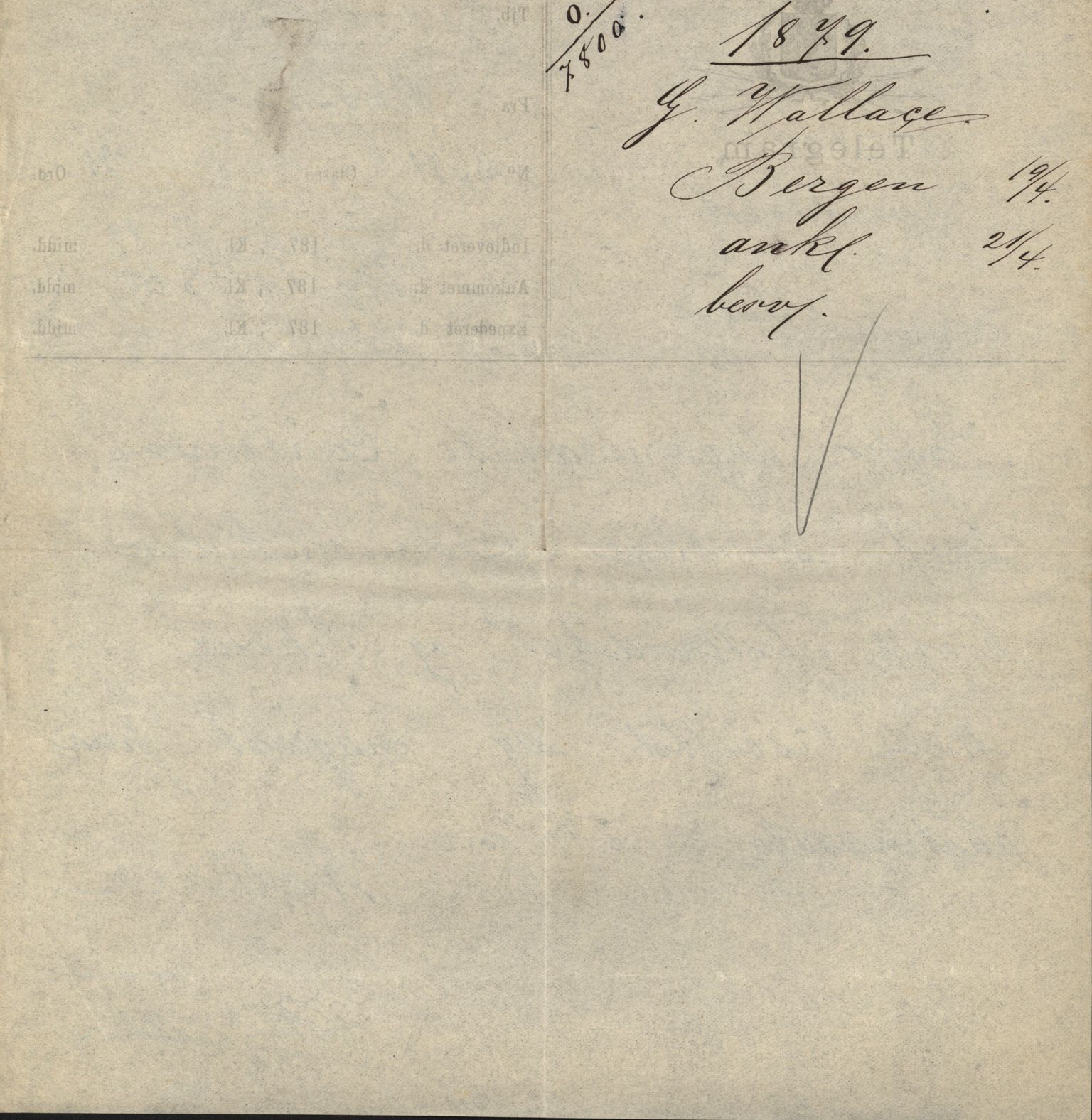Pa 63 - Østlandske skibsassuranceforening, VEMU/A-1079/G/Ga/L0011/0033: Havaridokumenter / Norma, 1879