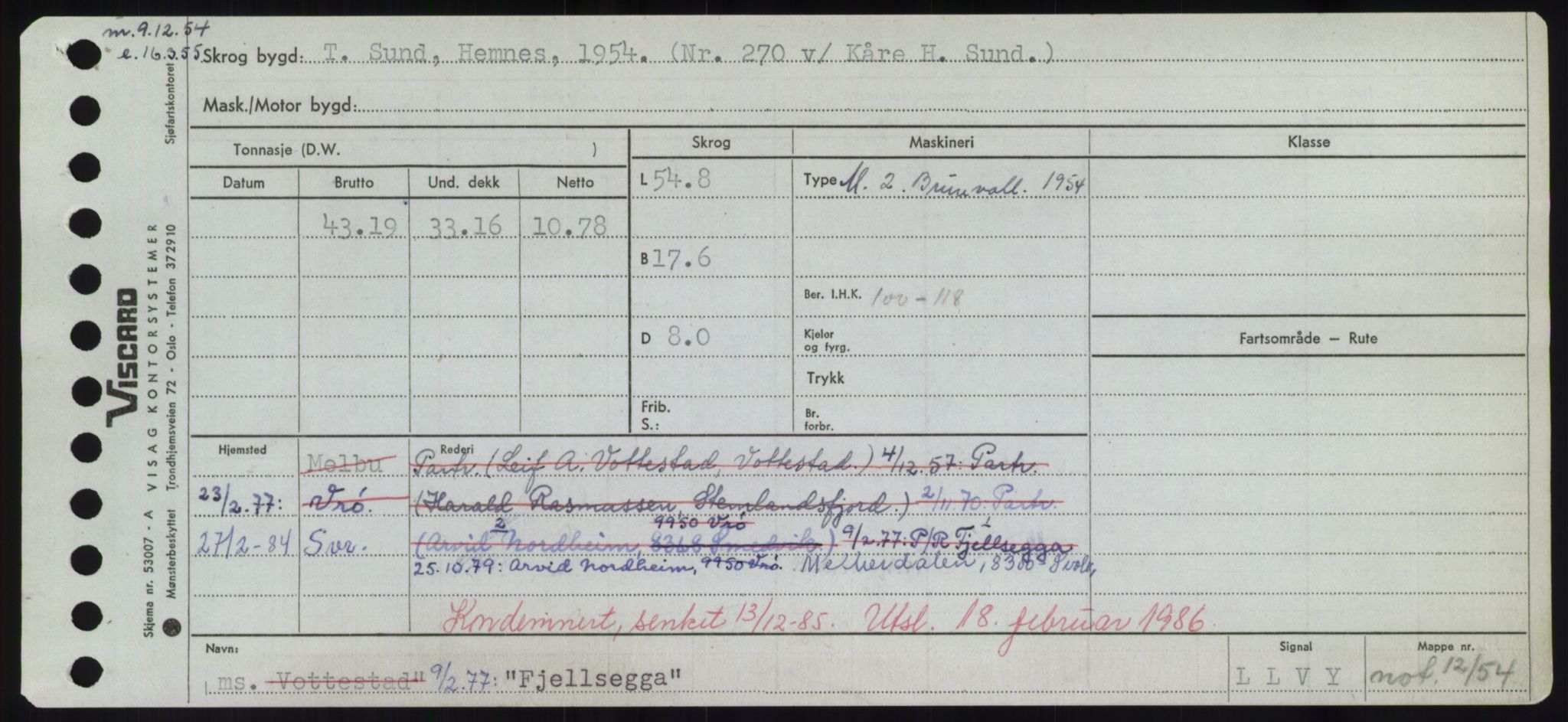 Sjøfartsdirektoratet med forløpere, Skipsmålingen, AV/RA-S-1627/H/Hd/L0010: Fartøy, F-Fjø, p. 619