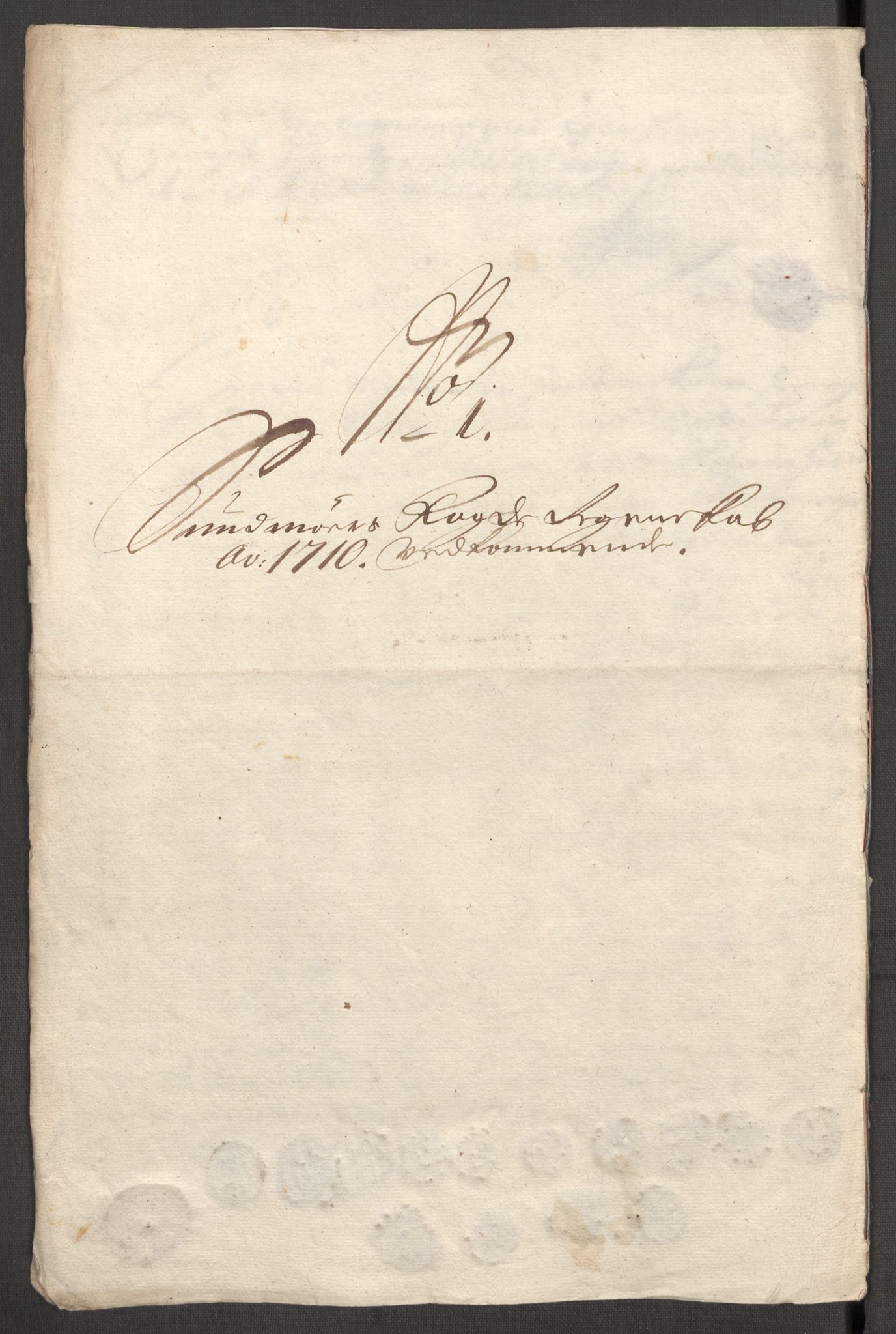 Rentekammeret inntil 1814, Reviderte regnskaper, Fogderegnskap, RA/EA-4092/R54/L3563: Fogderegnskap Sunnmøre, 1710, p. 38