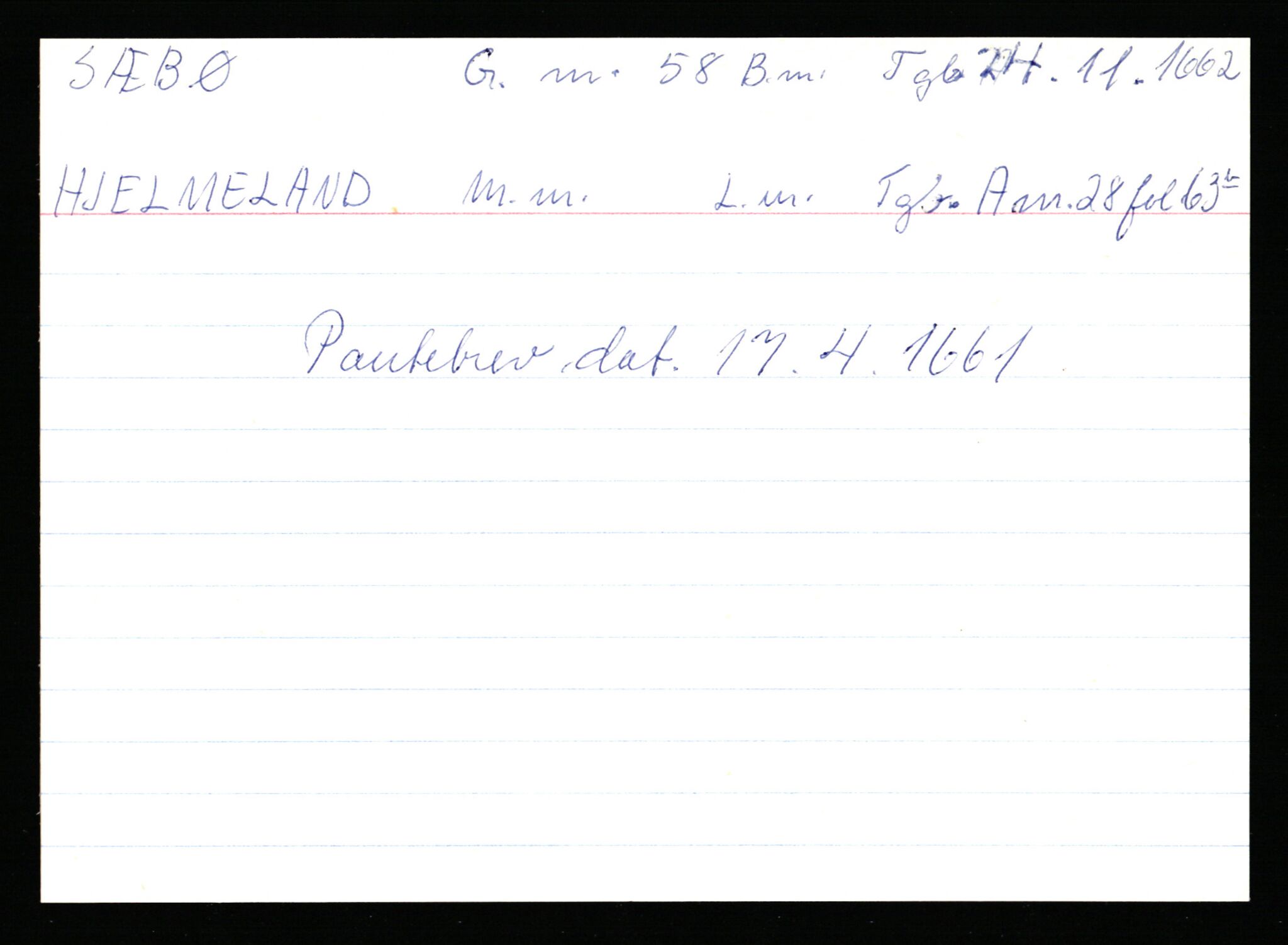 Statsarkivet i Stavanger, AV/SAST-A-101971/03/Y/Ym/L0058: Åstedskort sortert etter gårdsnavn: Sæbø - Sørhus, 1600-1950, p. 18