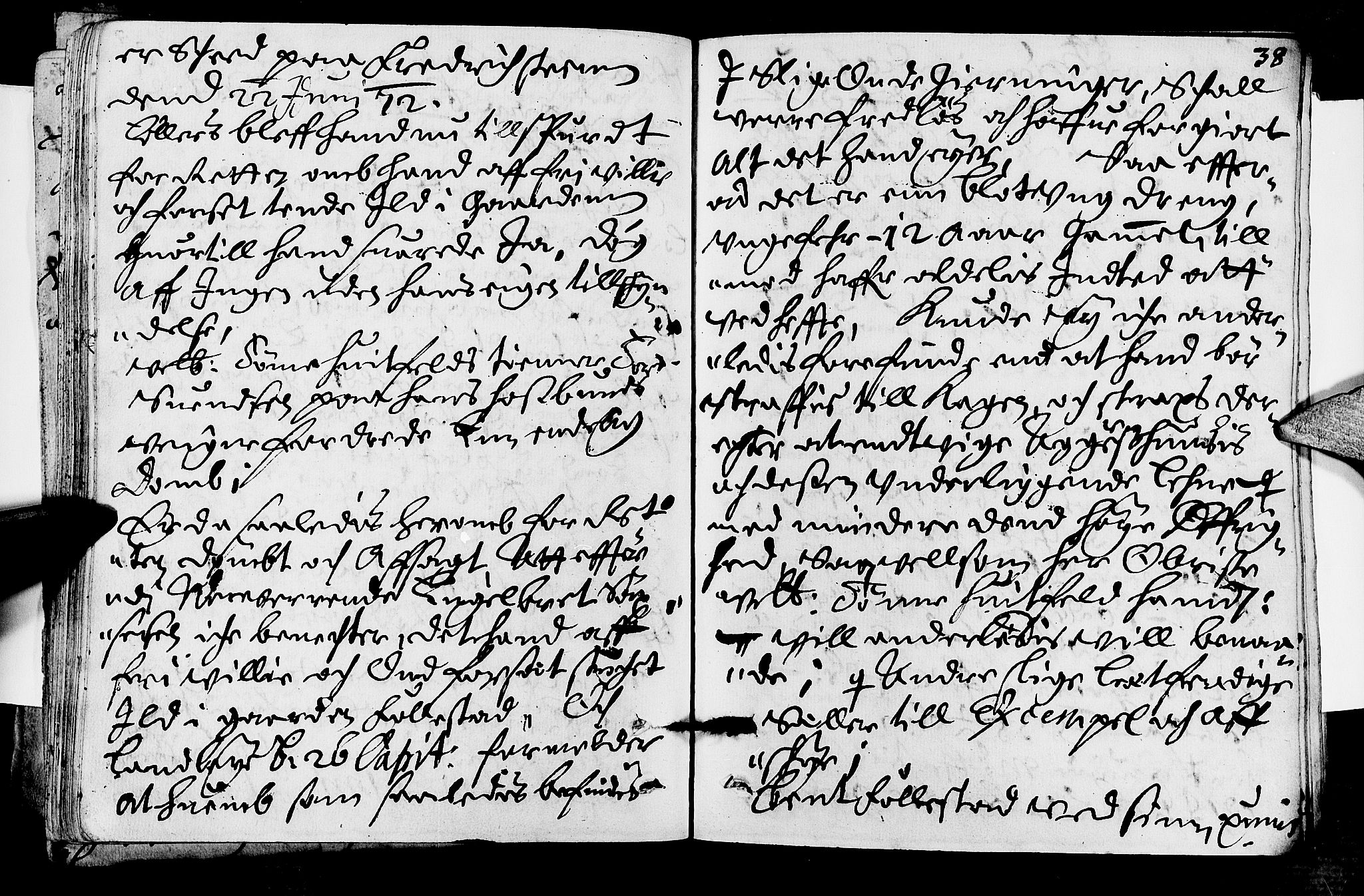 Lier, Røyken og Hurum sorenskriveri, AV/SAKO-A-89/F/Fa/L0013: Tingbok, 1672, p. 38