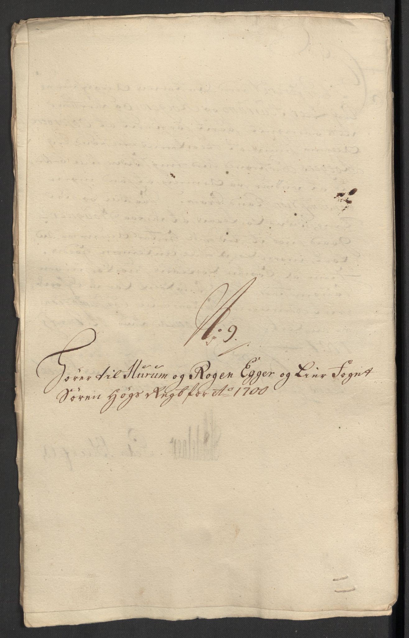 Rentekammeret inntil 1814, Reviderte regnskaper, Fogderegnskap, AV/RA-EA-4092/R30/L1697: Fogderegnskap Hurum, Røyken, Eiker og Lier, 1700-1701, p. 176