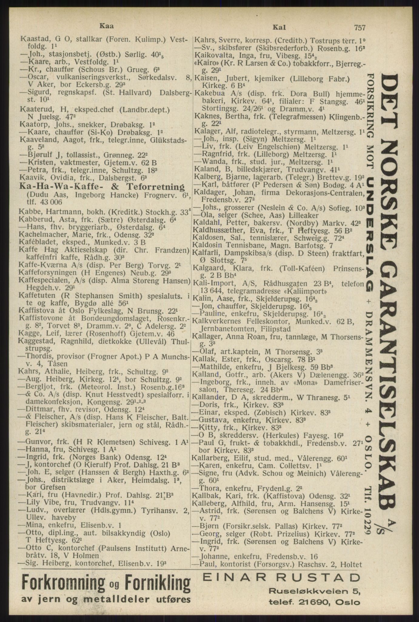 Kristiania/Oslo adressebok, PUBL/-, 1934, p. 757