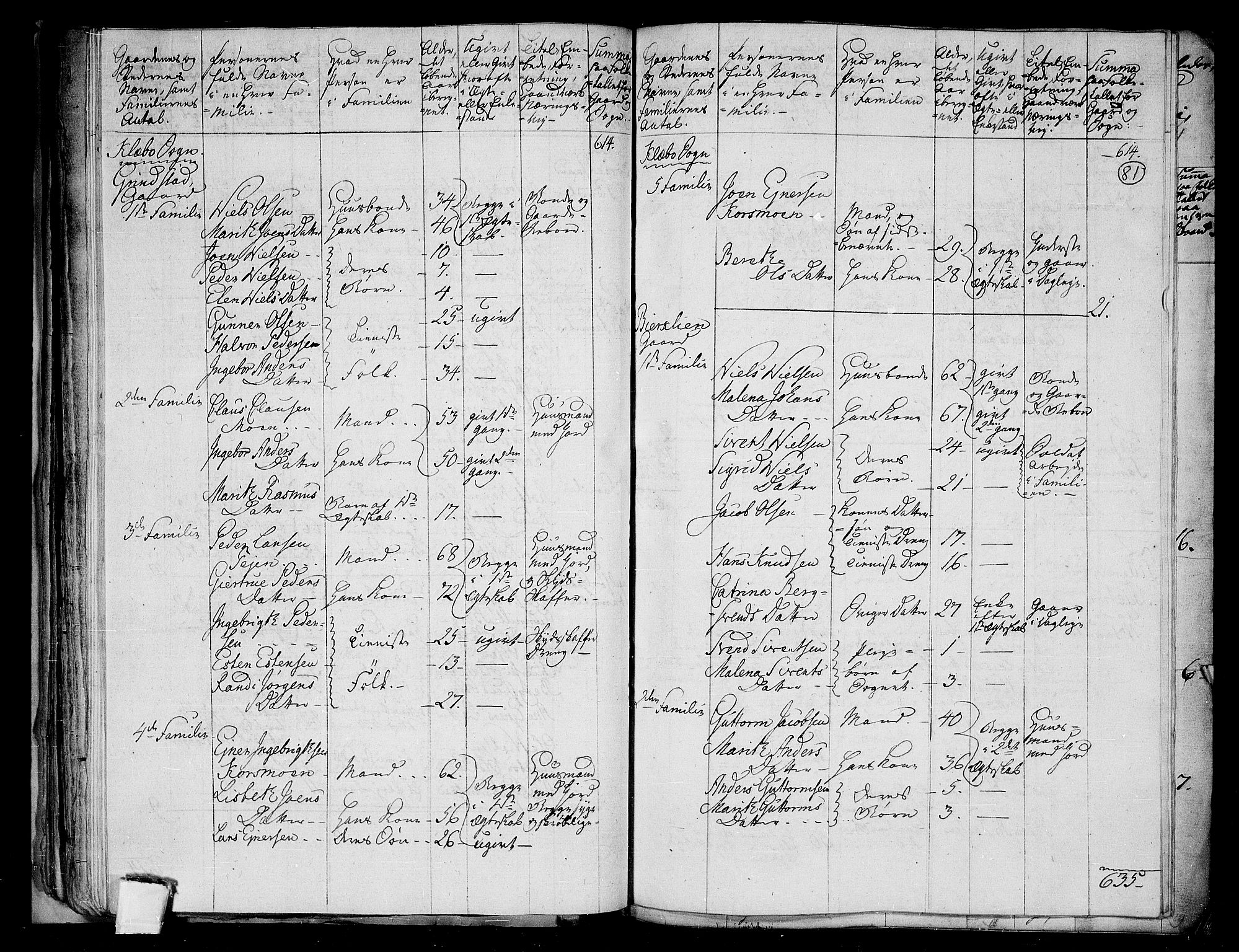 RA, 1801 census for 1662P Klæbu, 1801, p. 80b-81a