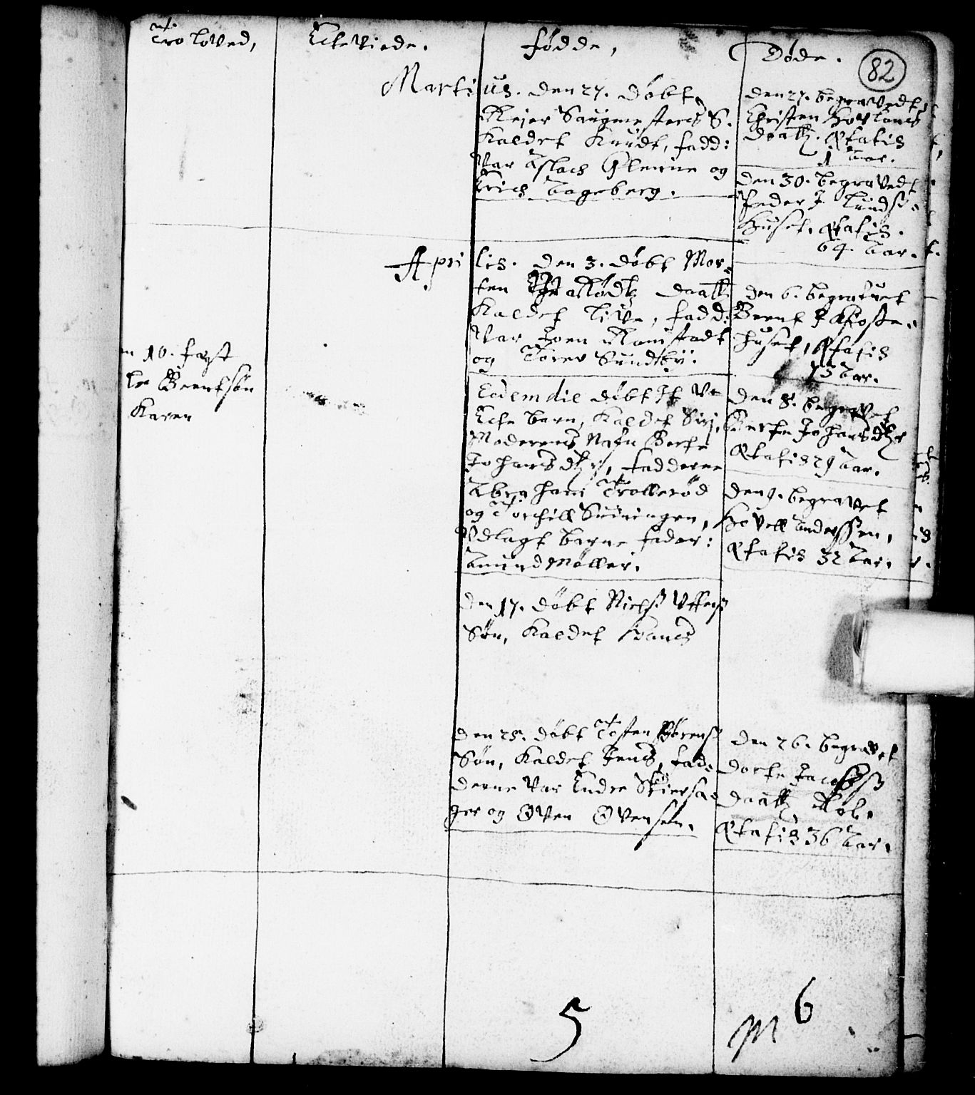 Spydeberg prestekontor Kirkebøker, AV/SAO-A-10924/F/Fa/L0001: Parish register (official) no. I 1, 1696-1738, p. 82