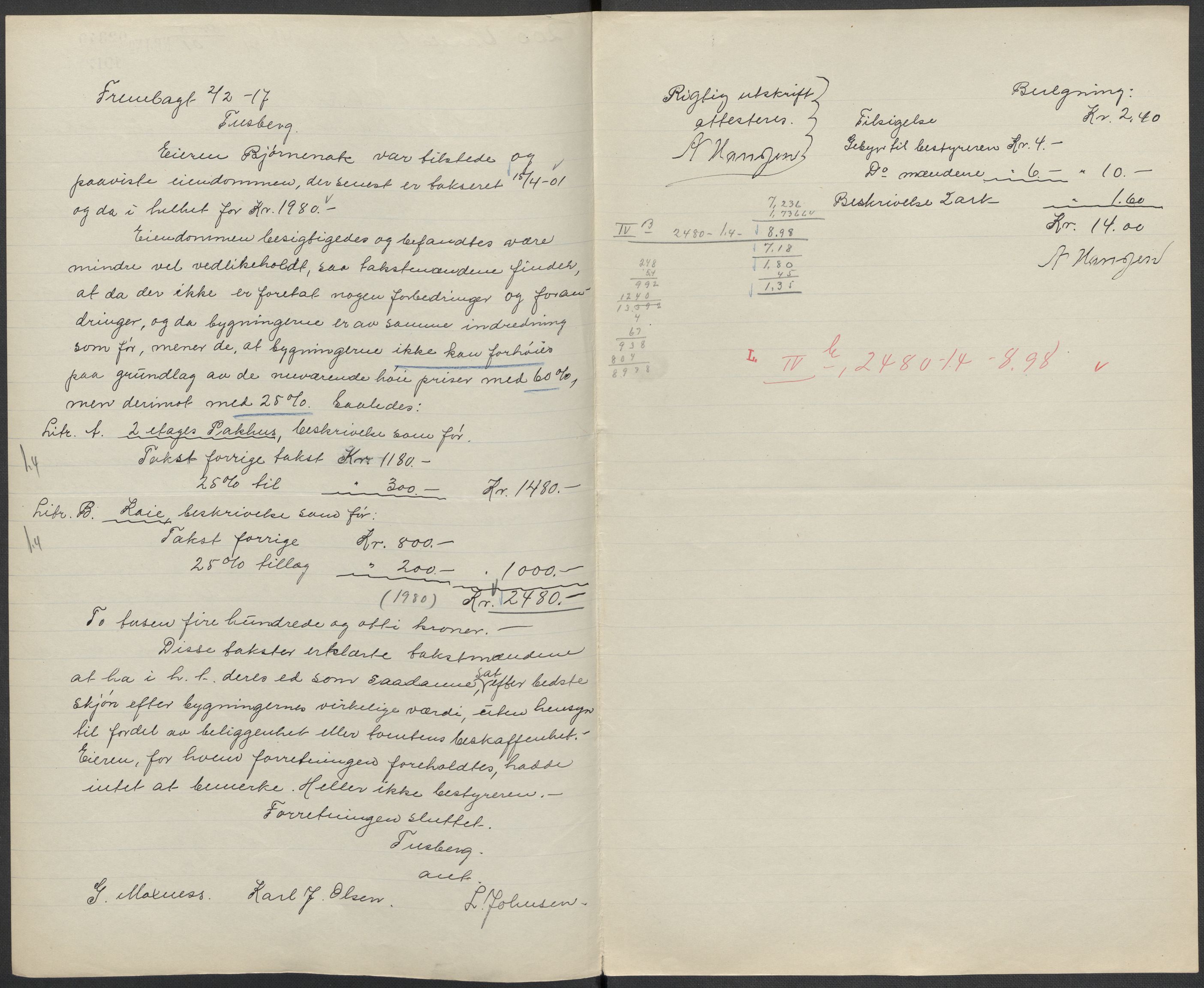 Norges Brannkasse, AV/RA-S-1549/E/Eu/L0016: Branntakster for Vardø by, 1866-1955, p. 351