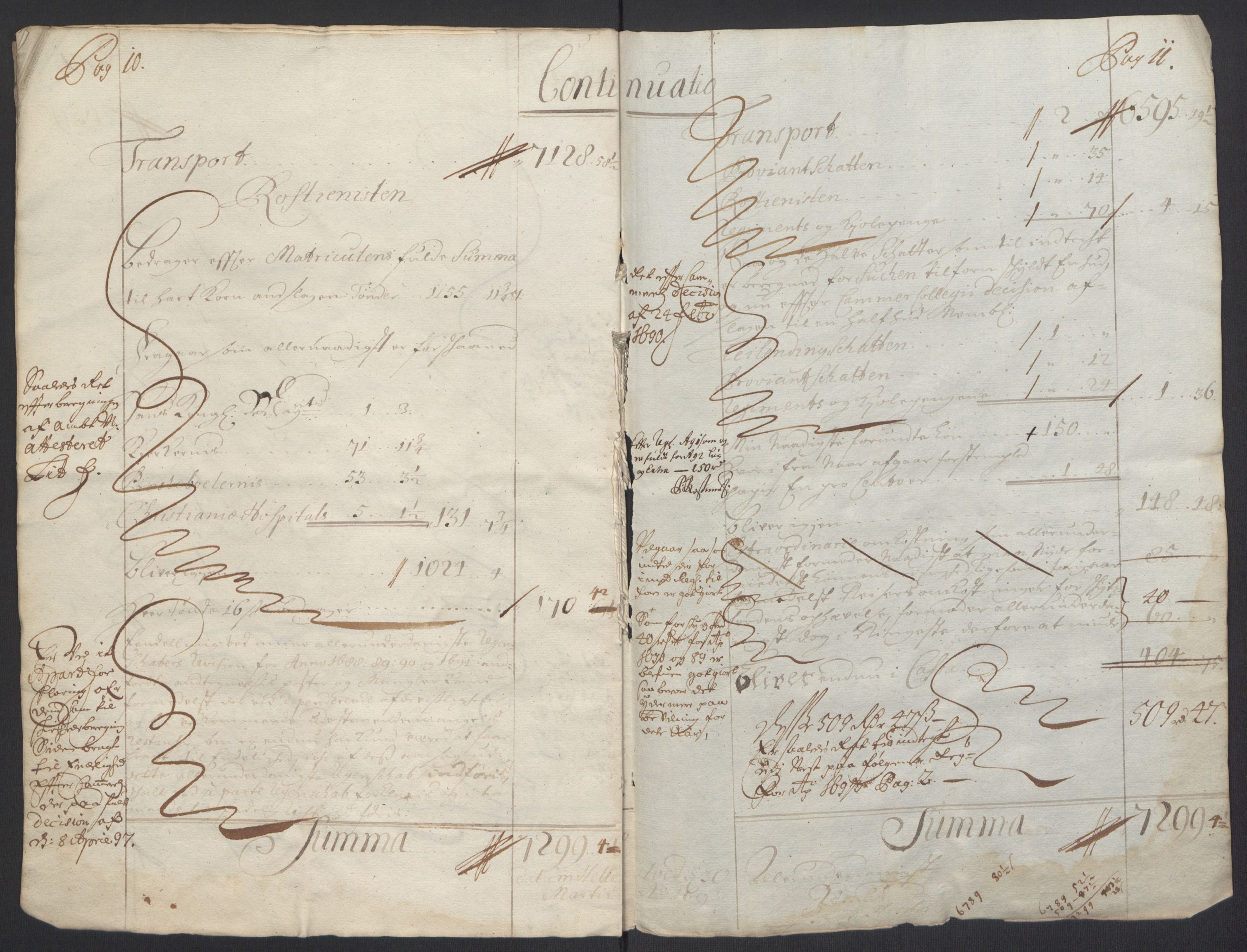 Rentekammeret inntil 1814, Reviderte regnskaper, Fogderegnskap, RA/EA-4092/R34/L2052: Fogderegnskap Bamble, 1692-1693, p. 8