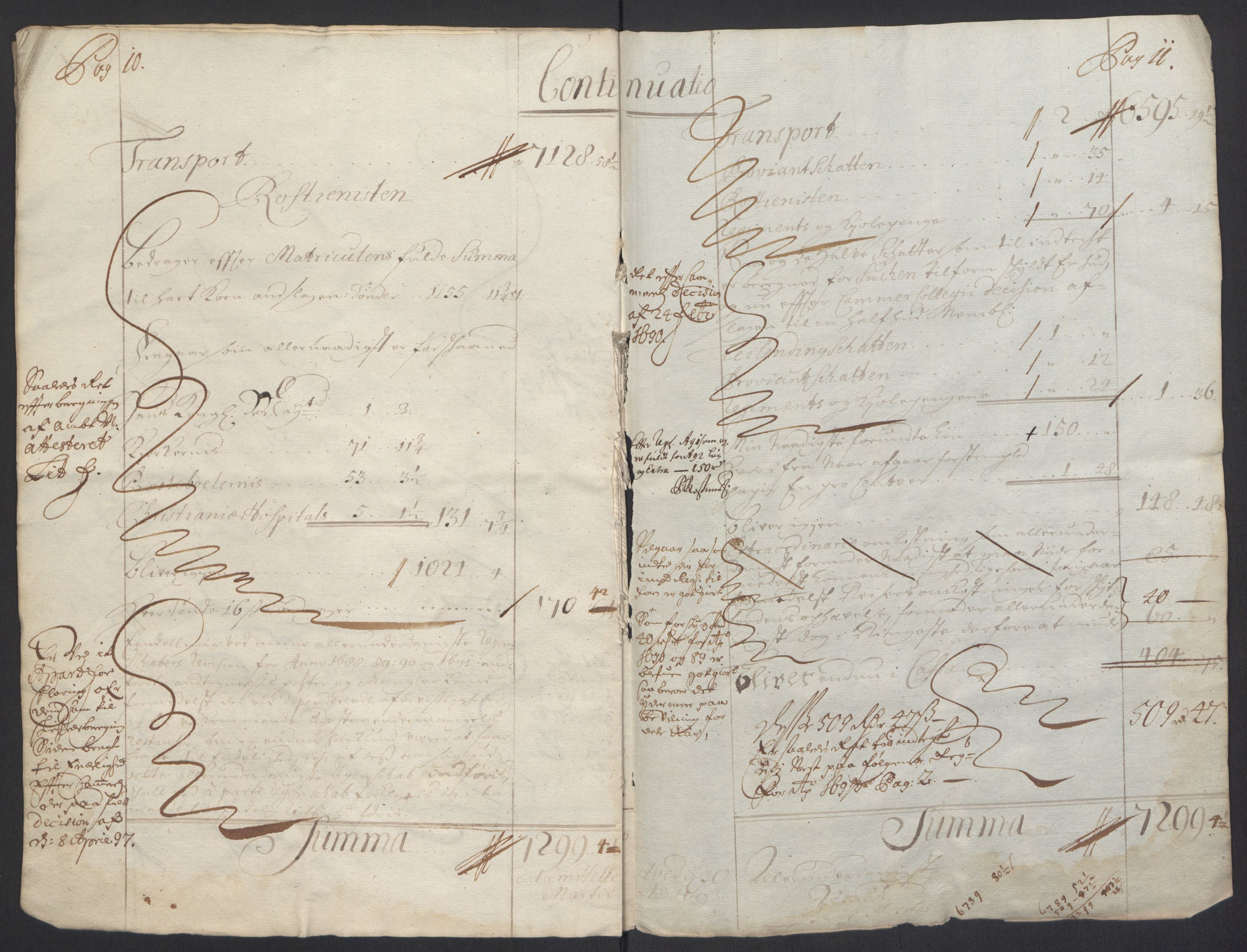 Rentekammeret inntil 1814, Reviderte regnskaper, Fogderegnskap, AV/RA-EA-4092/R34/L2052: Fogderegnskap Bamble, 1692-1693, p. 8