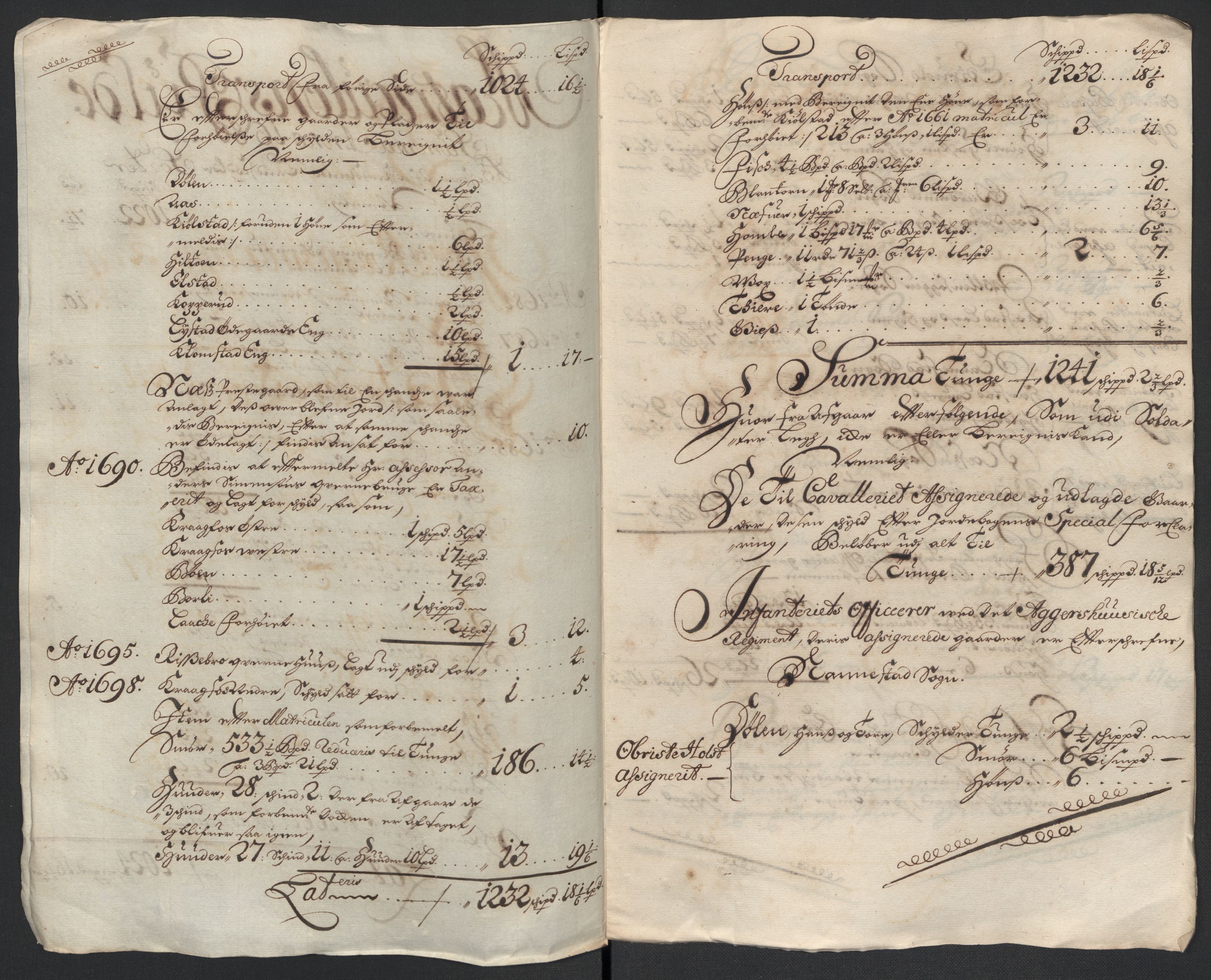 Rentekammeret inntil 1814, Reviderte regnskaper, Fogderegnskap, AV/RA-EA-4092/R12/L0710: Fogderegnskap Øvre Romerike, 1698, p. 254