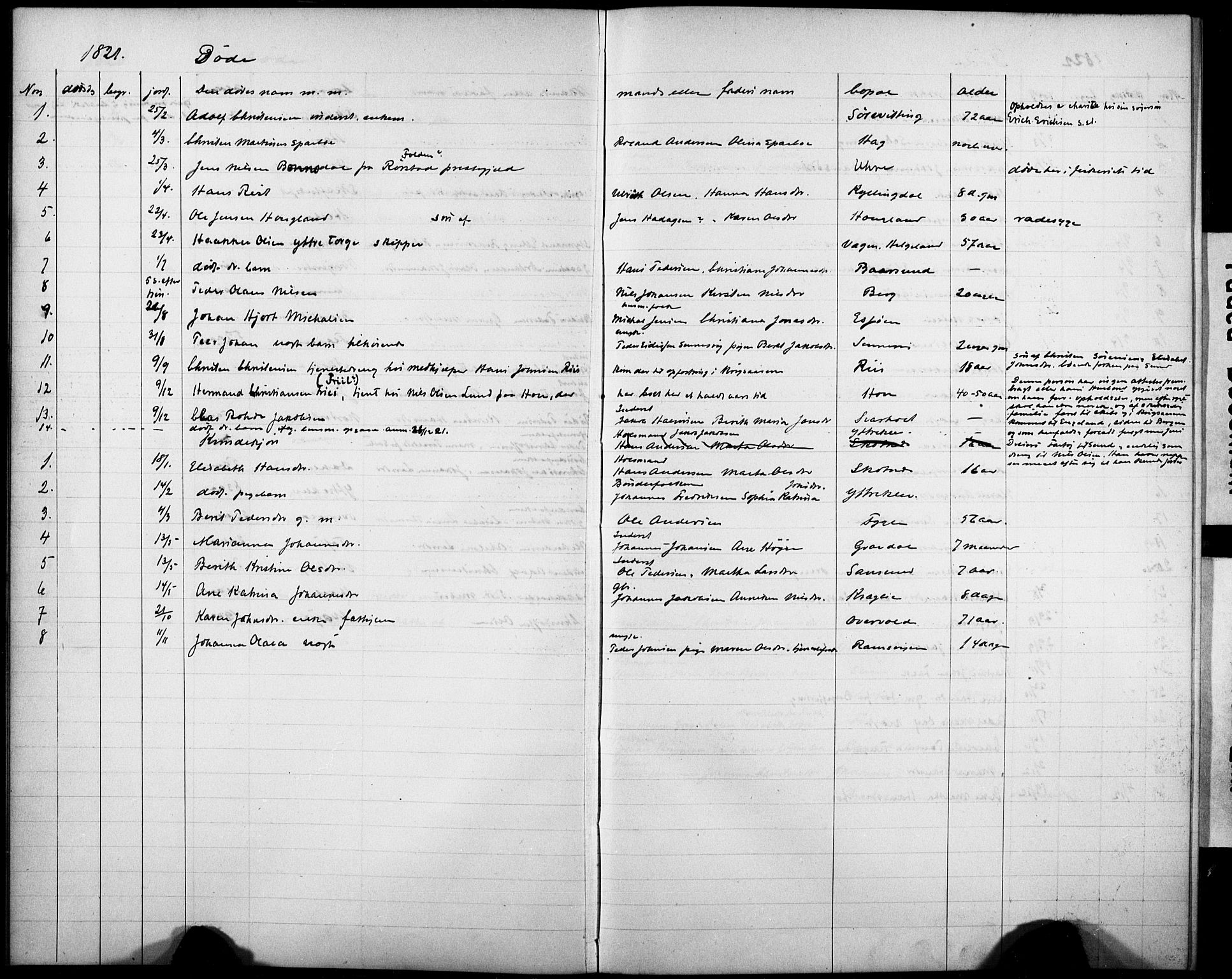 Ministerialprotokoller, klokkerbøker og fødselsregistre - Nordland, AV/SAT-A-1459/881/L1150: Parish register (official) no. 881A03, 1817-1840