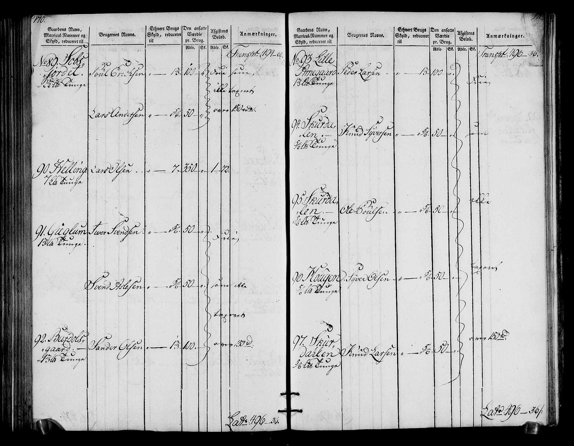 Rentekammeret inntil 1814, Realistisk ordnet avdeling, AV/RA-EA-4070/N/Ne/Nea/L0050: Ringerike og Hallingdal fogderi. Oppebørselsregister for Hallingdal, 1803-1804, p. 89