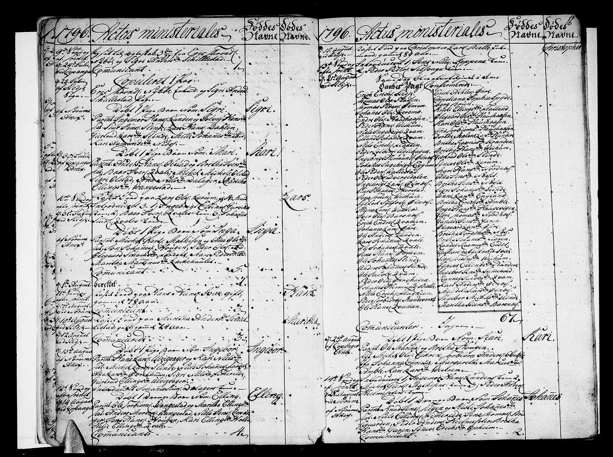 Sogndal sokneprestembete, AV/SAB-A-81301/H/Haa/Haaa/L0008: Parish register (official) no. A 8, 1795-1809, p. 12