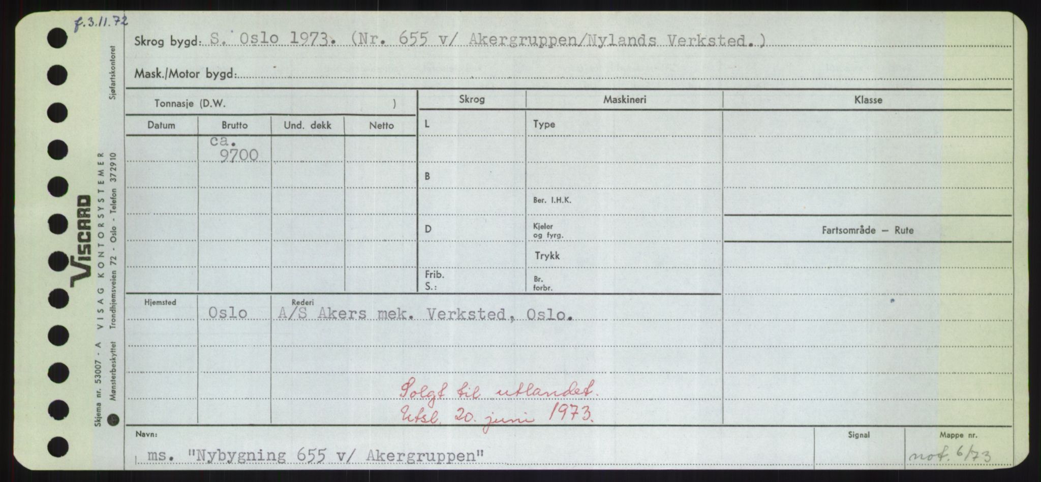 Sjøfartsdirektoratet med forløpere, Skipsmålingen, RA/S-1627/H/Hd/L0027: Fartøy, Norhop-Nør, p. 379