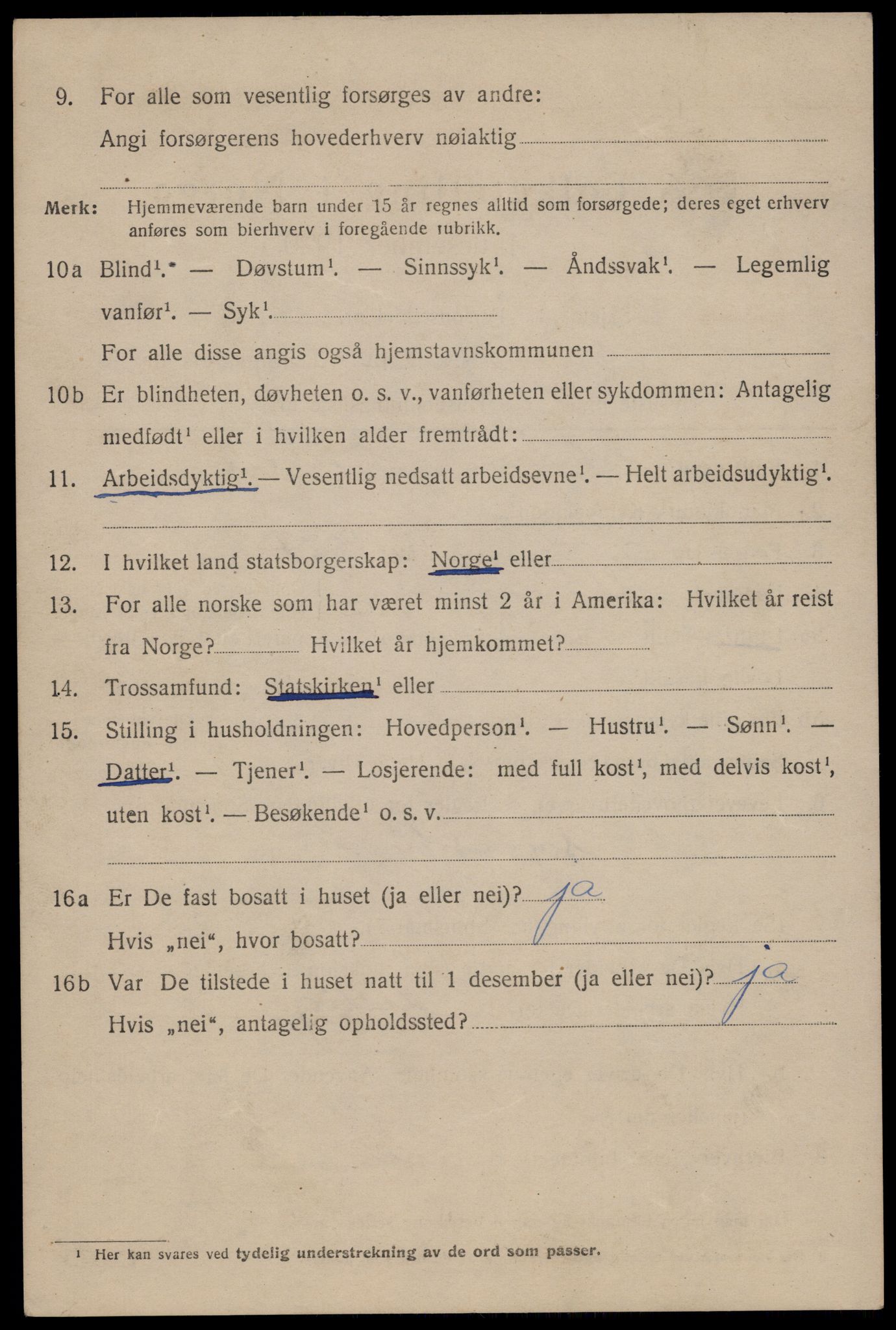 SAST, 1920 census for Stavanger, 1920, p. 74365