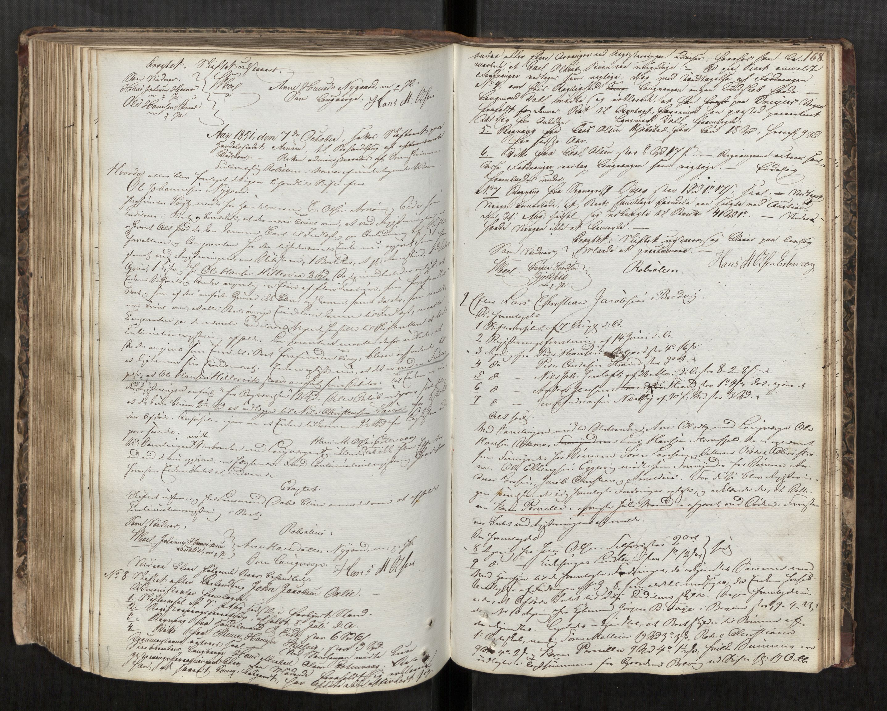 Salten sorenskriveri, AV/SAT-A-4578/1/3/3B/L0001: Skiftebehandlingsprotokoll, 1846-1853, p. 168