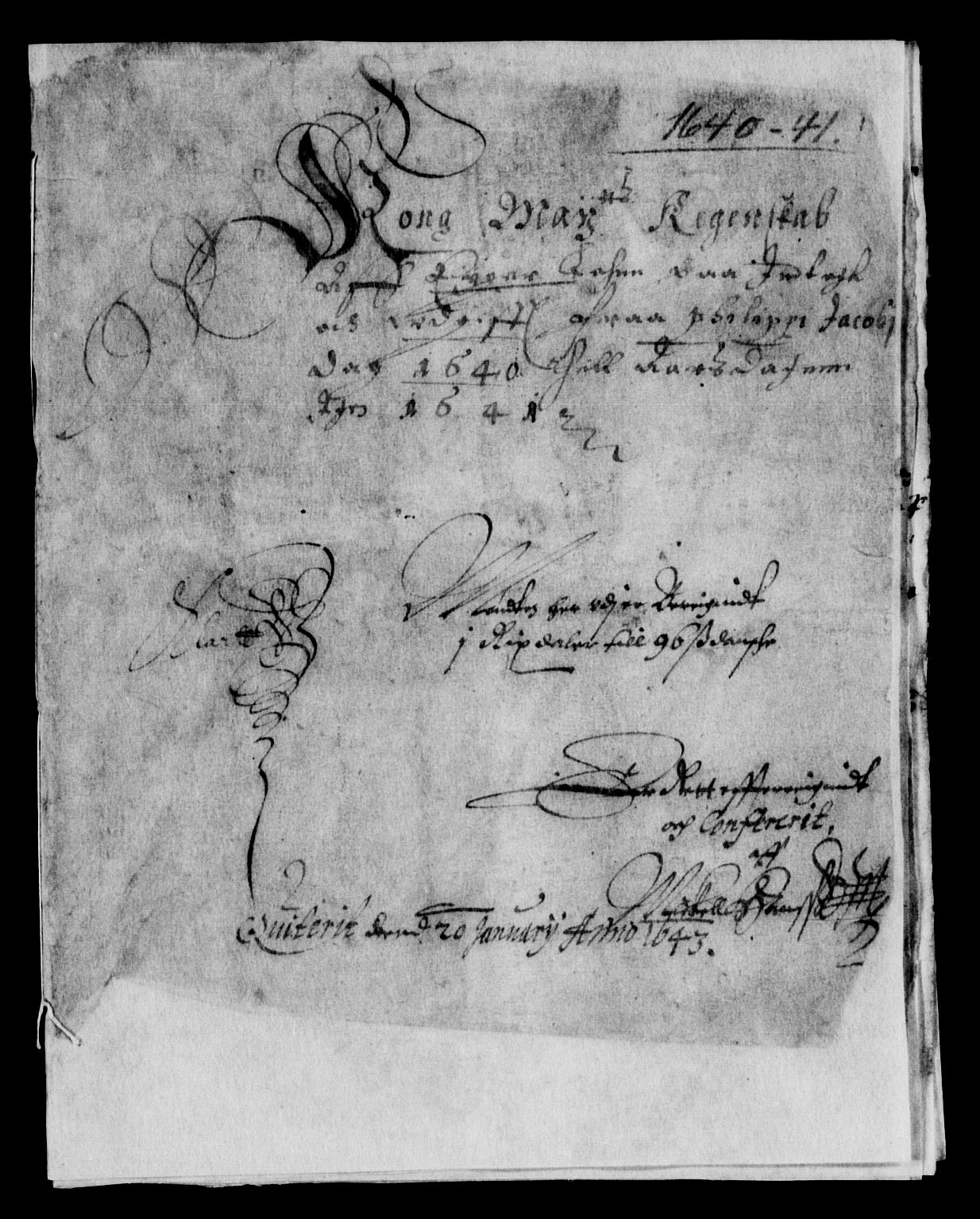 Rentekammeret inntil 1814, Reviderte regnskaper, Lensregnskaper, AV/RA-EA-5023/R/Rb/Rbm/L0006: Eiker len, 1639-1641