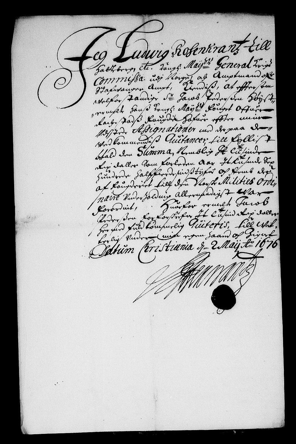 Rentekammeret inntil 1814, Reviderte regnskaper, Stiftamtstueregnskaper, Landkommissariatet på Akershus og Akershus stiftamt, AV/RA-EA-5869/R/Rb/L0110: Akershus stiftamt, 1675